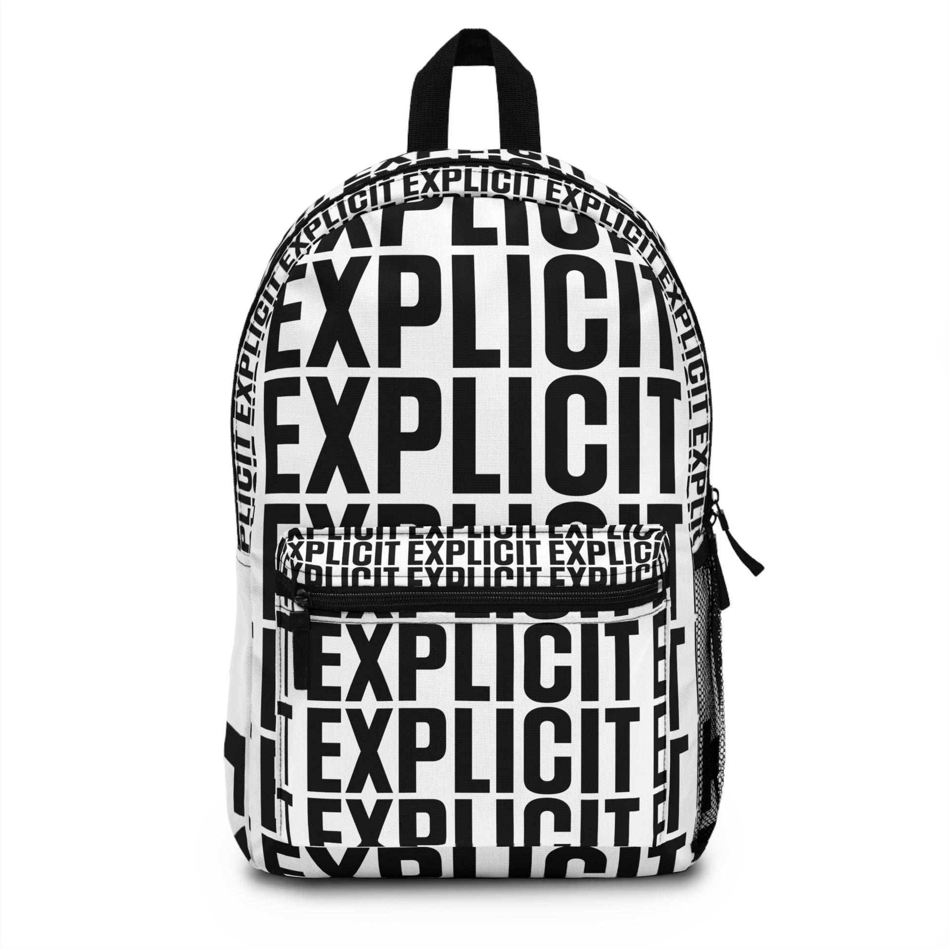 Explicit Statement Backpack: Streetwear, College, & Everyday Bag