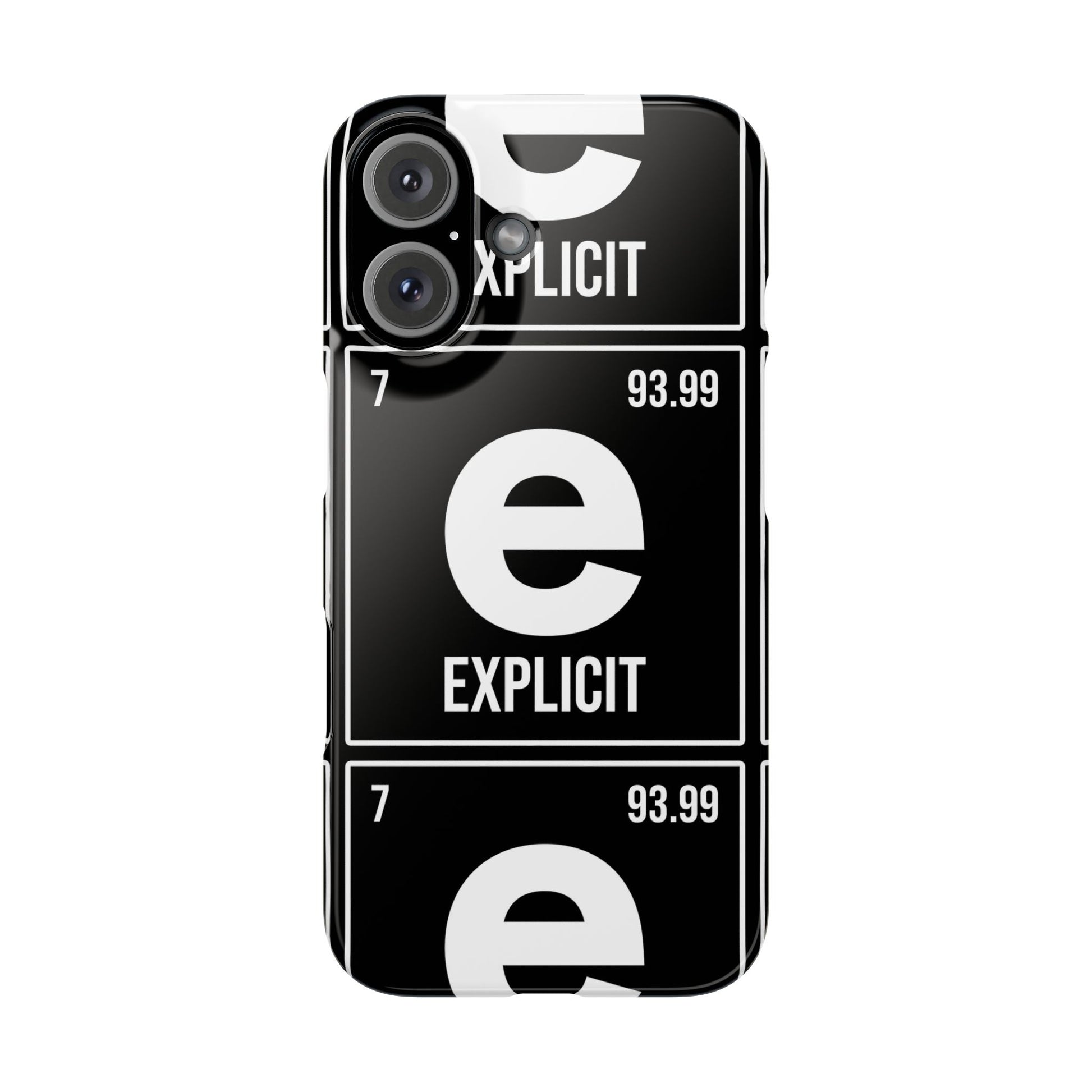 Explicit E Slim Phone Case: Urban Style & Protective Cover