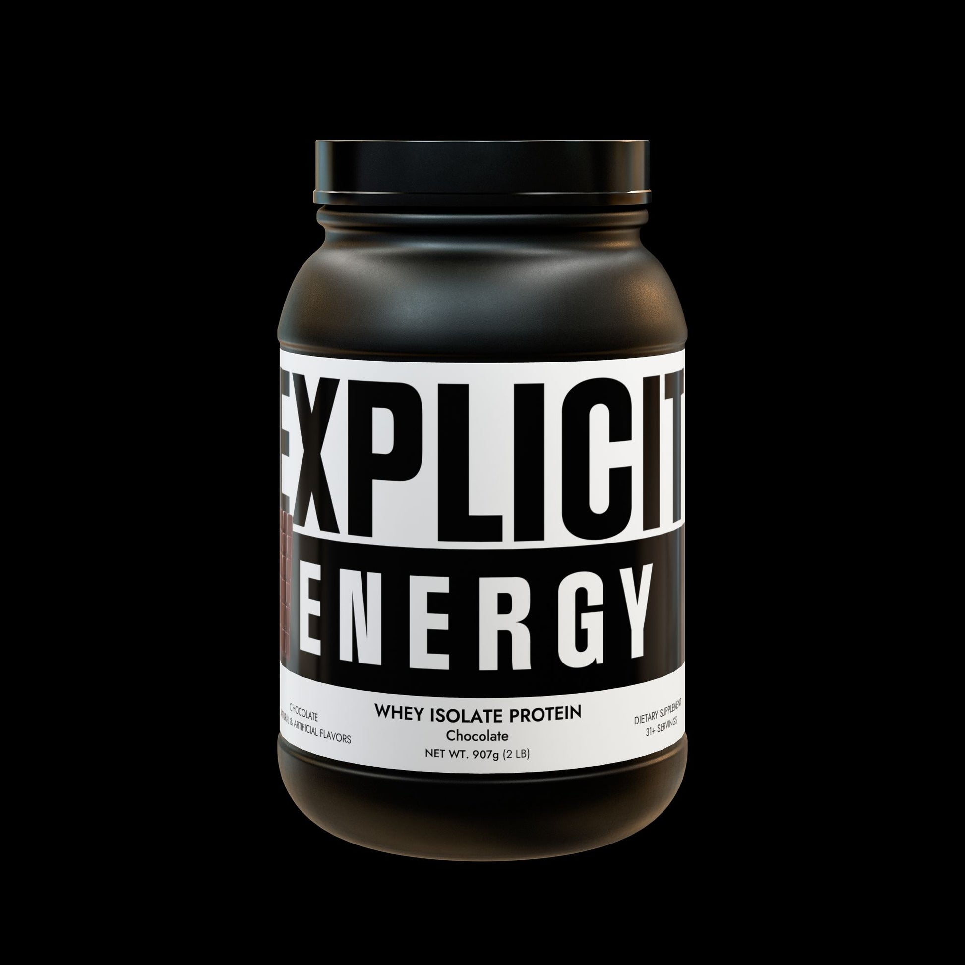 Explicit Energy Whey Isolate Protein: Lean Muscle & Recovery (907g, 2lb)