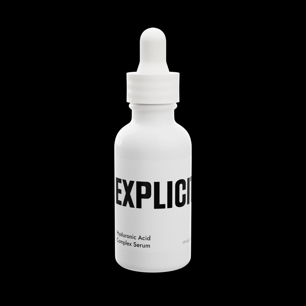 Explicit Energy Hyaluronic Acid Serum with Squalane & Green Tea - Barrier Support for All Skin Types 1 fl oz