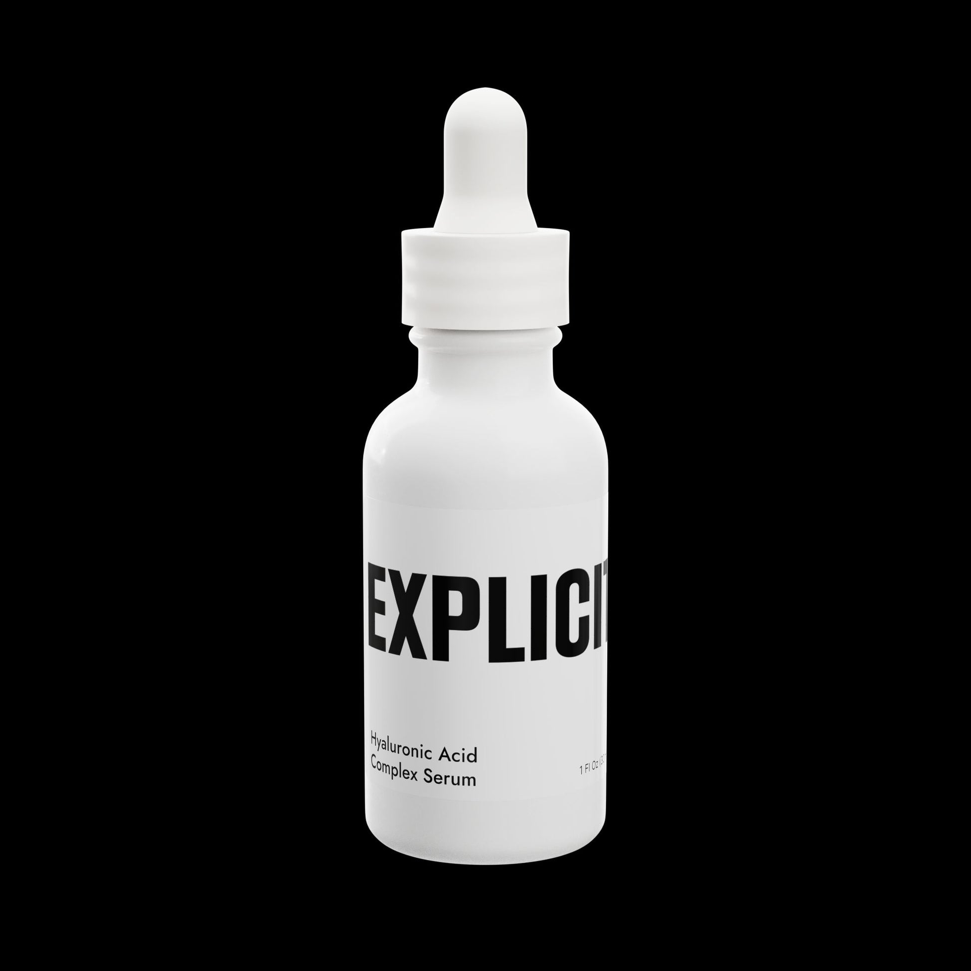Explicit Energy Hyaluronic Acid Serum with Squalane & Green Tea - Barrier Support for All Skin Types 1 fl oz