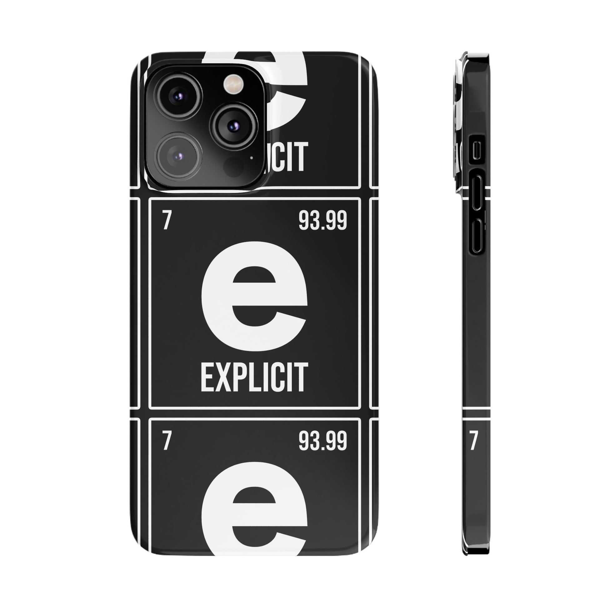 Explicit E Slim Phone Case: Urban Style & Protective Cover