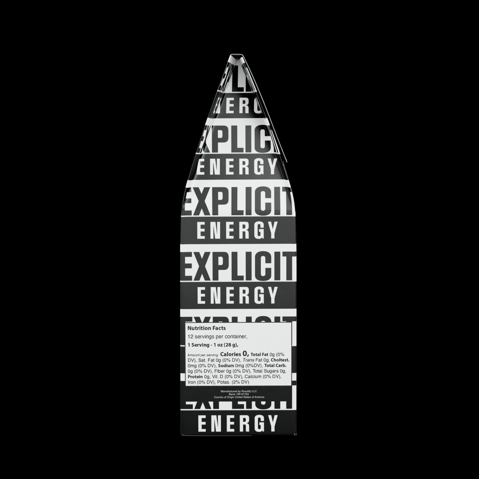 Explicit Energy Medium Roast Blend: Regular, Medium Roast, Sweet & Zesty (12oz / 340g)