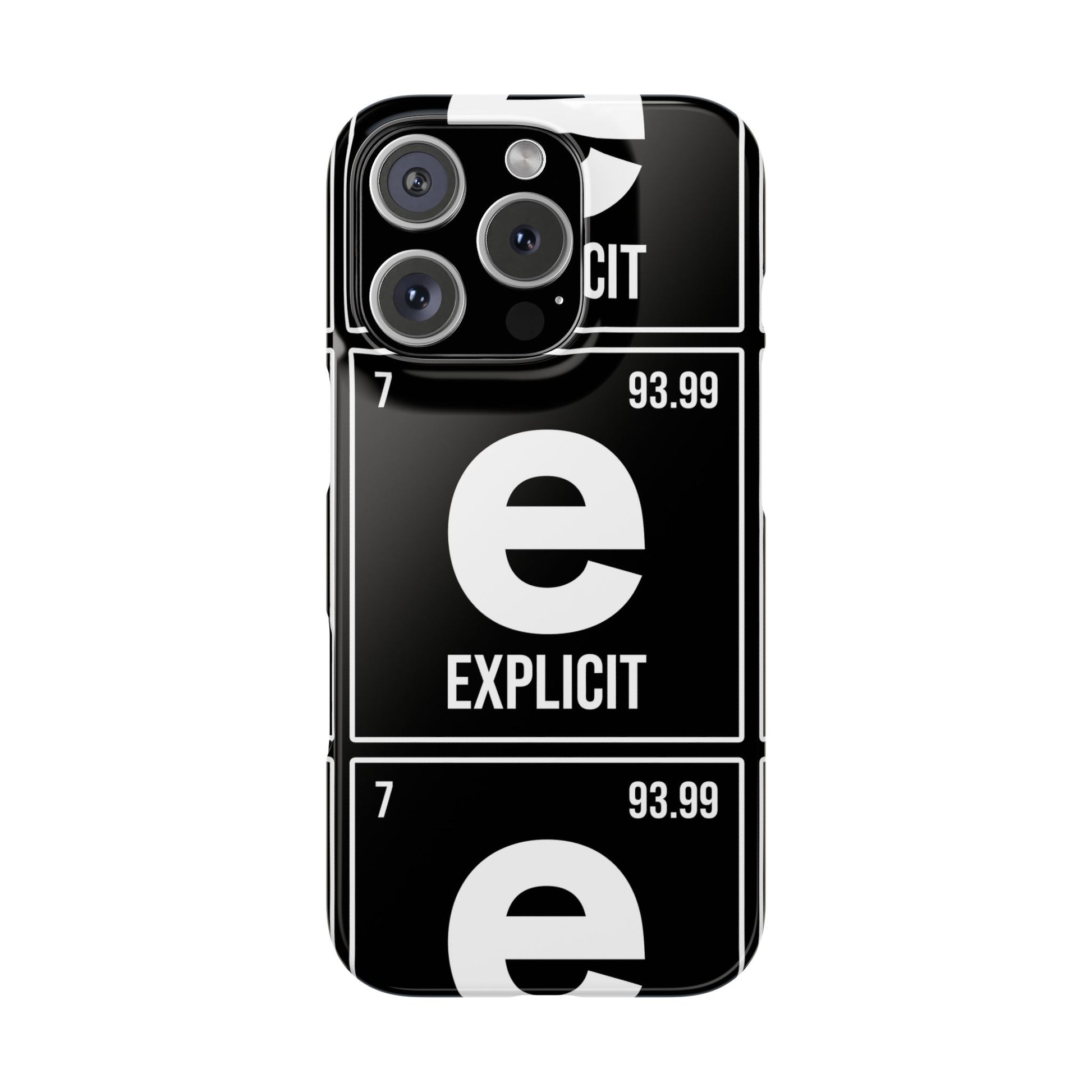 Explicit E Slim Phone Case: Urban Style & Protective Cover