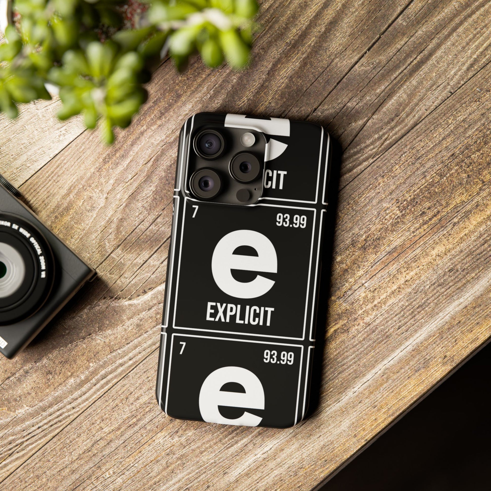Explicit E Slim Phone Case: Urban Style & Protective Cover