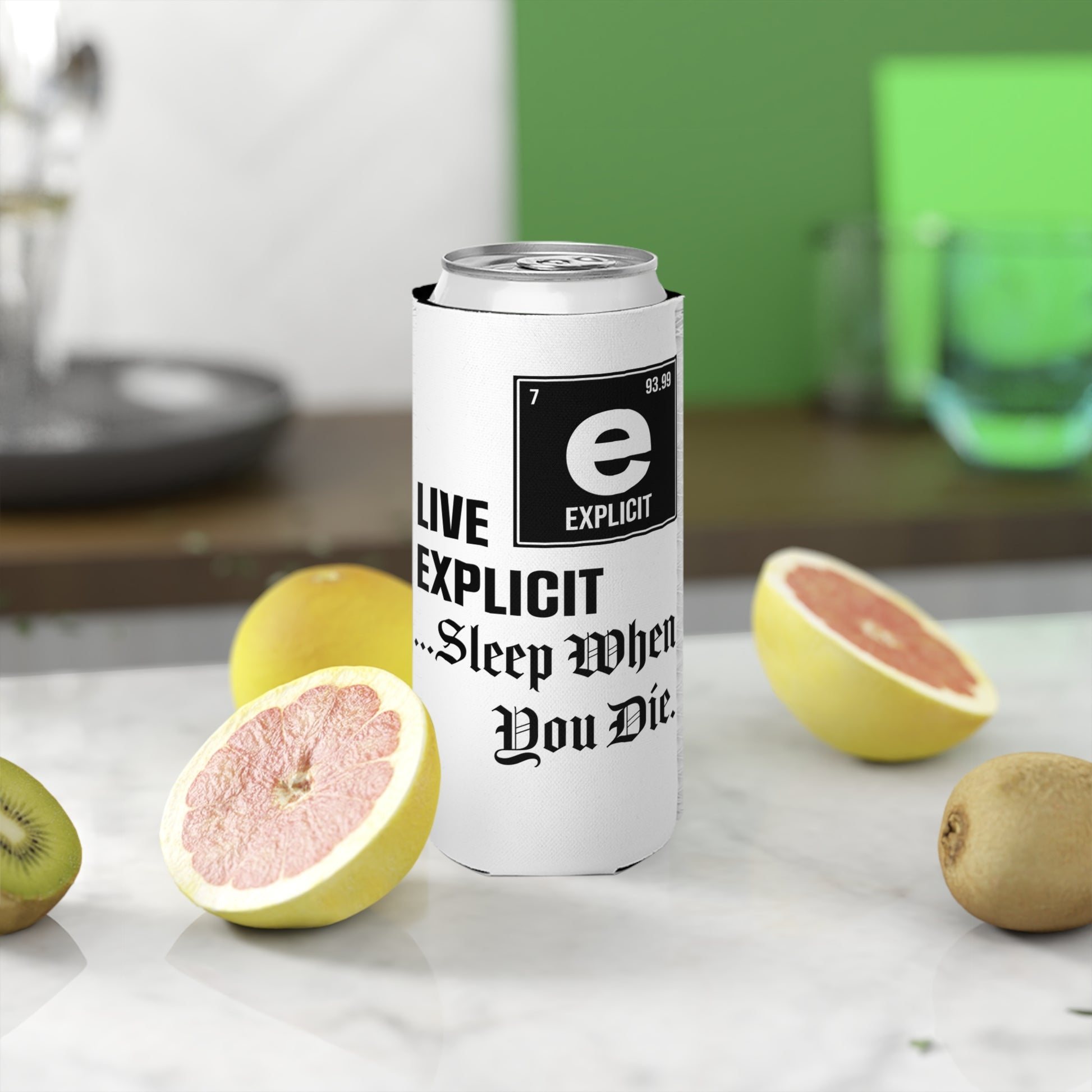 Explicit Energy Can Cooler: Slim Insulated for Drinks & Parties