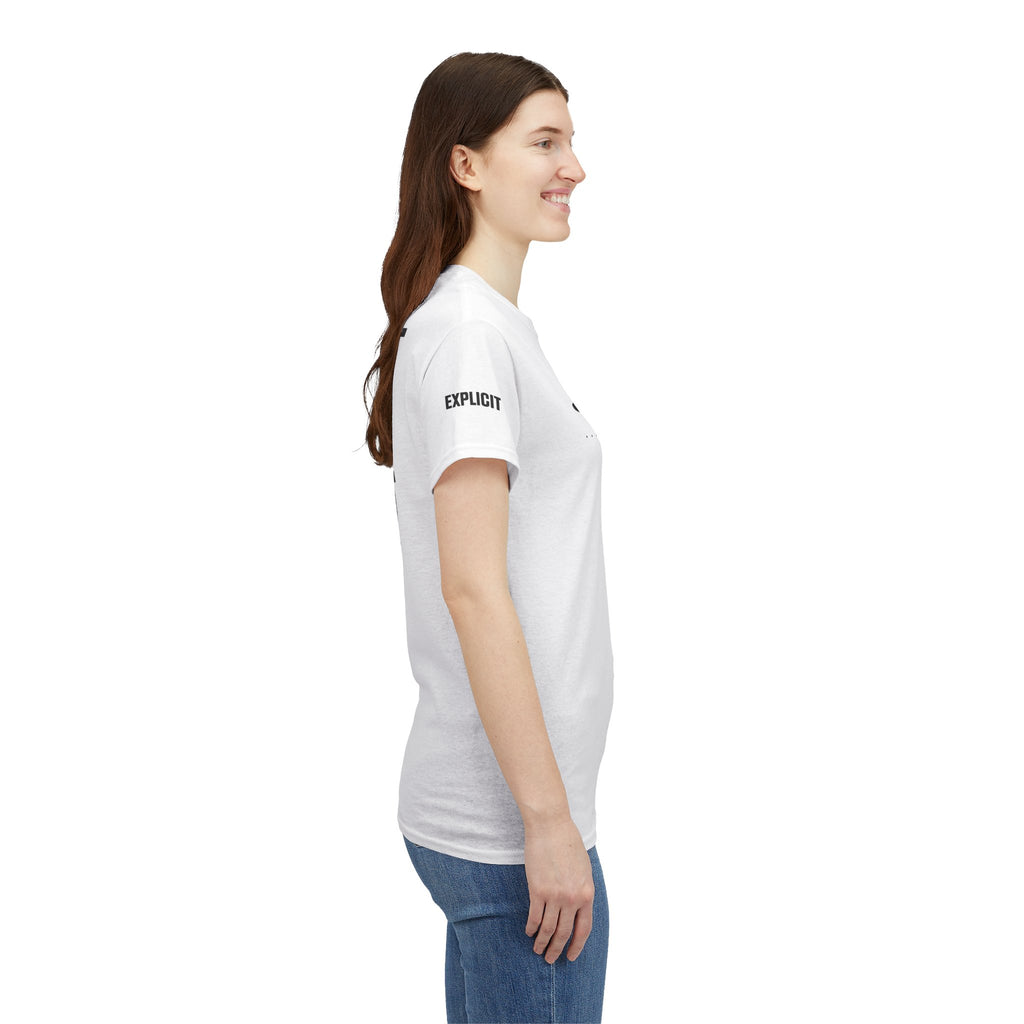 Explicit "Live Explicit... Sleep When You Die" Unisex Tee: Heavy Cotton Graphic T-Shirt