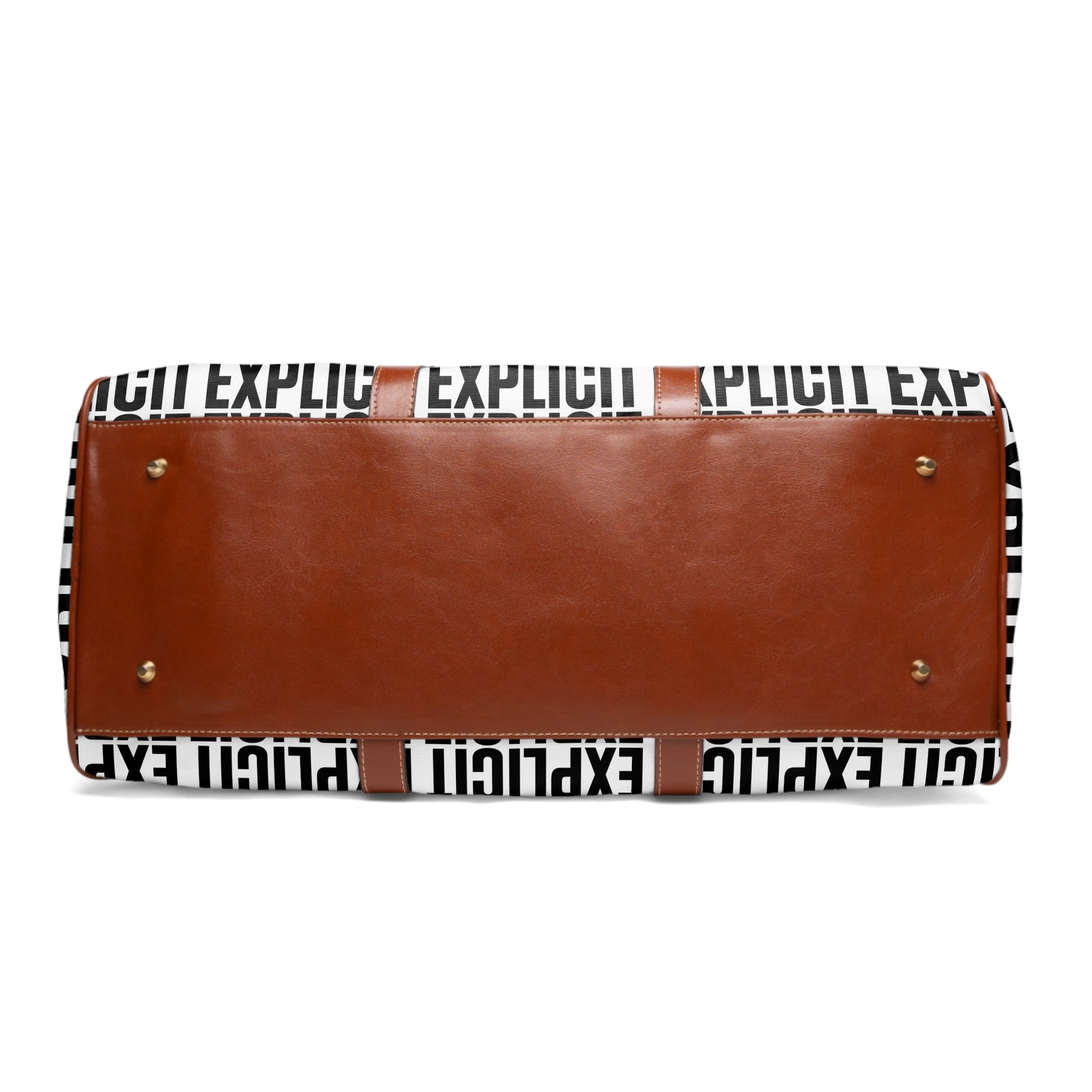 Explicit Travel Bag: Waterproof Duffel with All-Over Print for Weekends & Gym