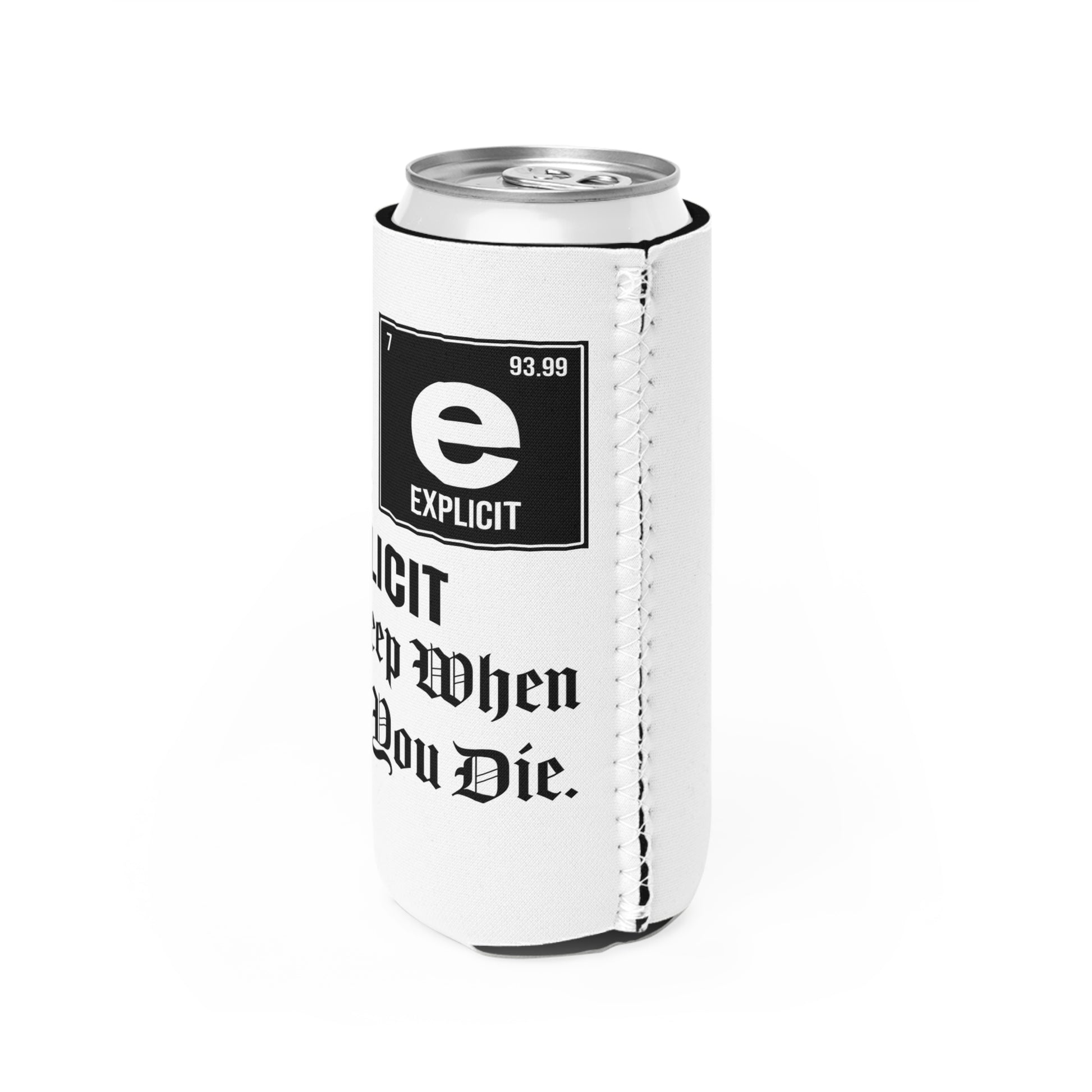 Explicit Energy Can Cooler: Slim Insulated for Drinks & Parties