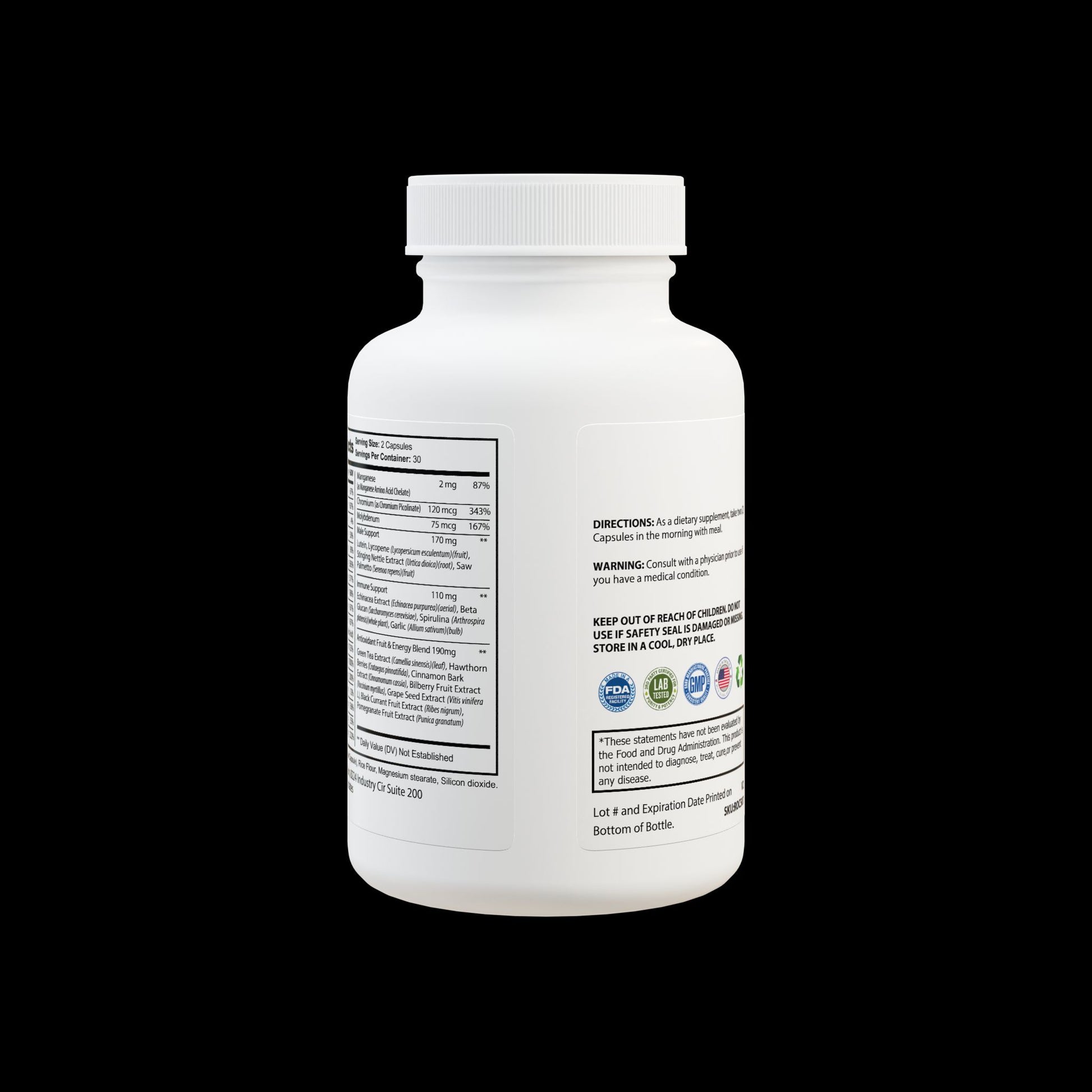 Explicit Energy Multivitamin for Men: Daily Vitality & Immune Support (60 Capsules)