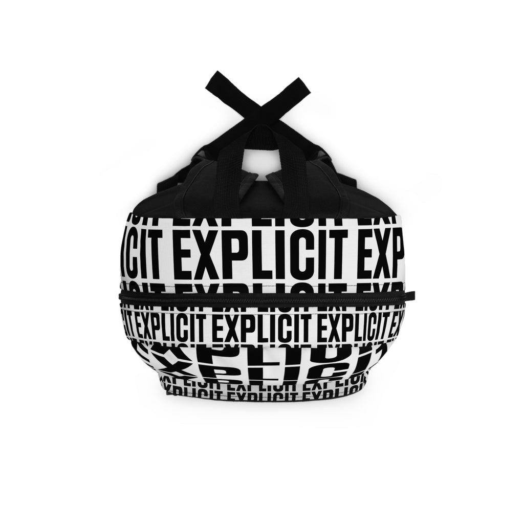 Explicit Statement Backpack: Streetwear, College, & Everyday Bag