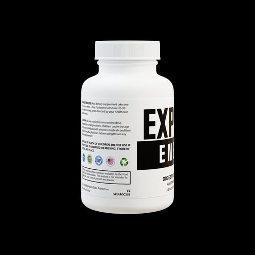 Explicit Energy Digestive Enzyme Blend: Optimal Digestion & Nutrient Absorption (60 Capsules)