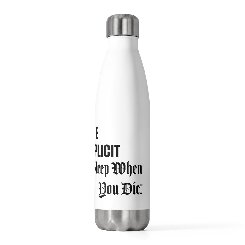 Explicit Energy Bottle: 20oz Stainless Steel Insulated for Gym & Outdoors