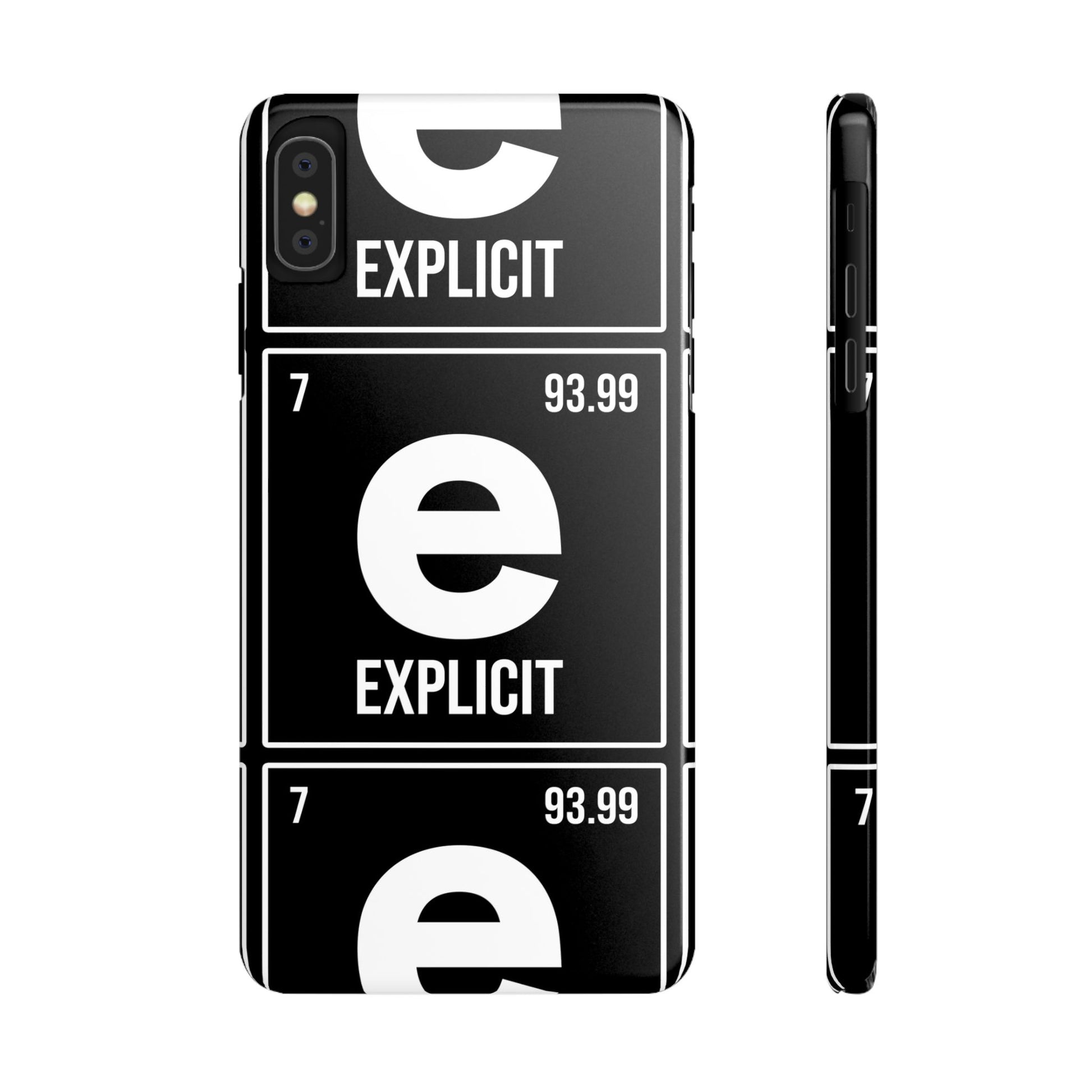 Explicit E Slim Phone Case: Urban Style & Protective Cover