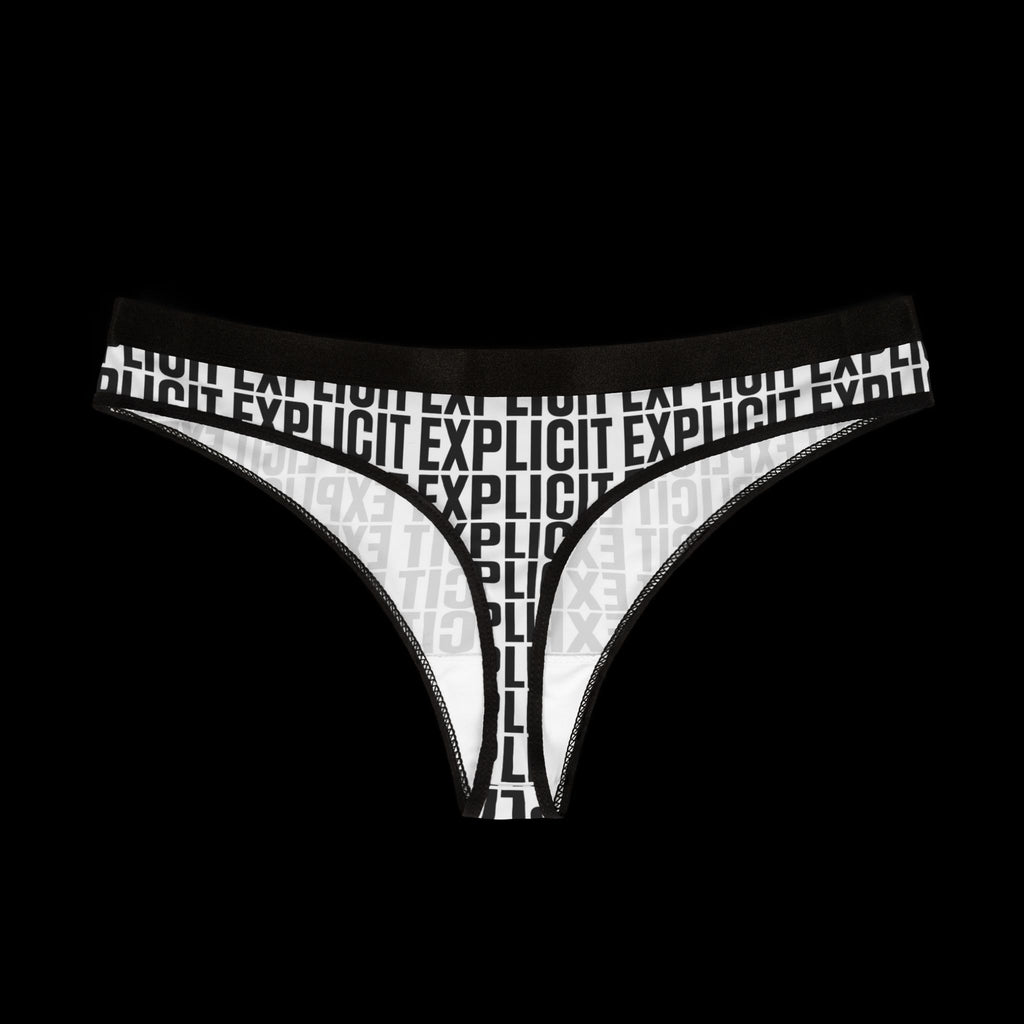 Explicit Thong: Women's Underwear for Smooth Fit & Comfort