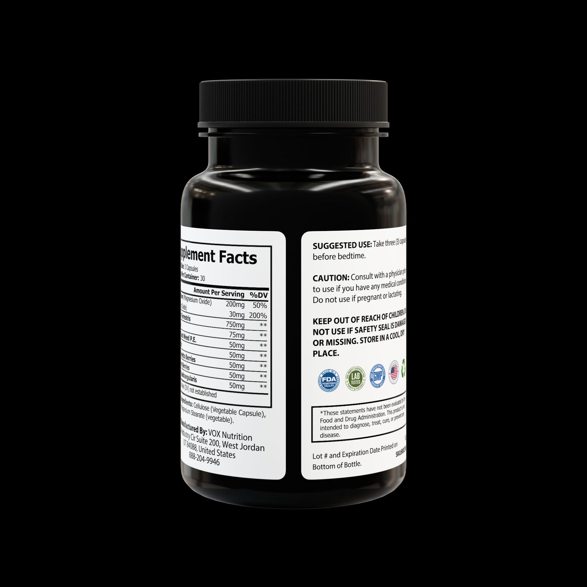 Explicit Energy Magnesium Zinc Supplement: Muscle, Sleep & Immune Support (90 Capsules)