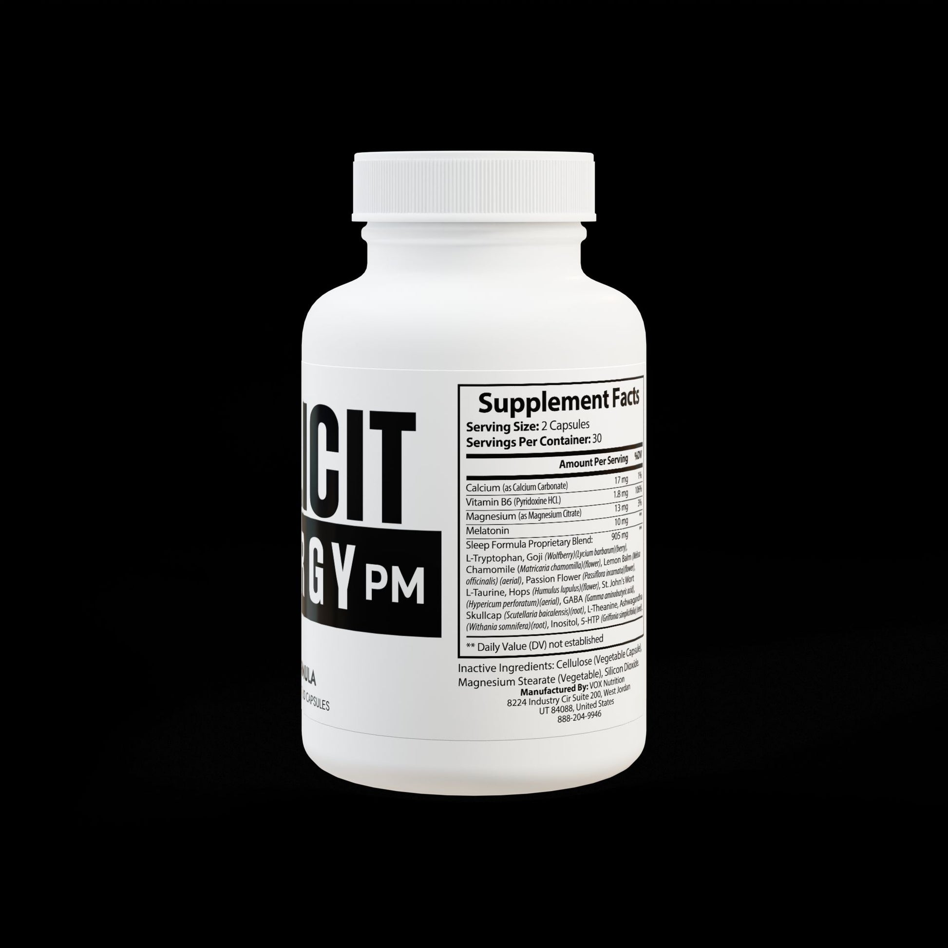 Explicit Energy Sleep Supplement: Restful Sleep & Relaxation (60 Capsules)