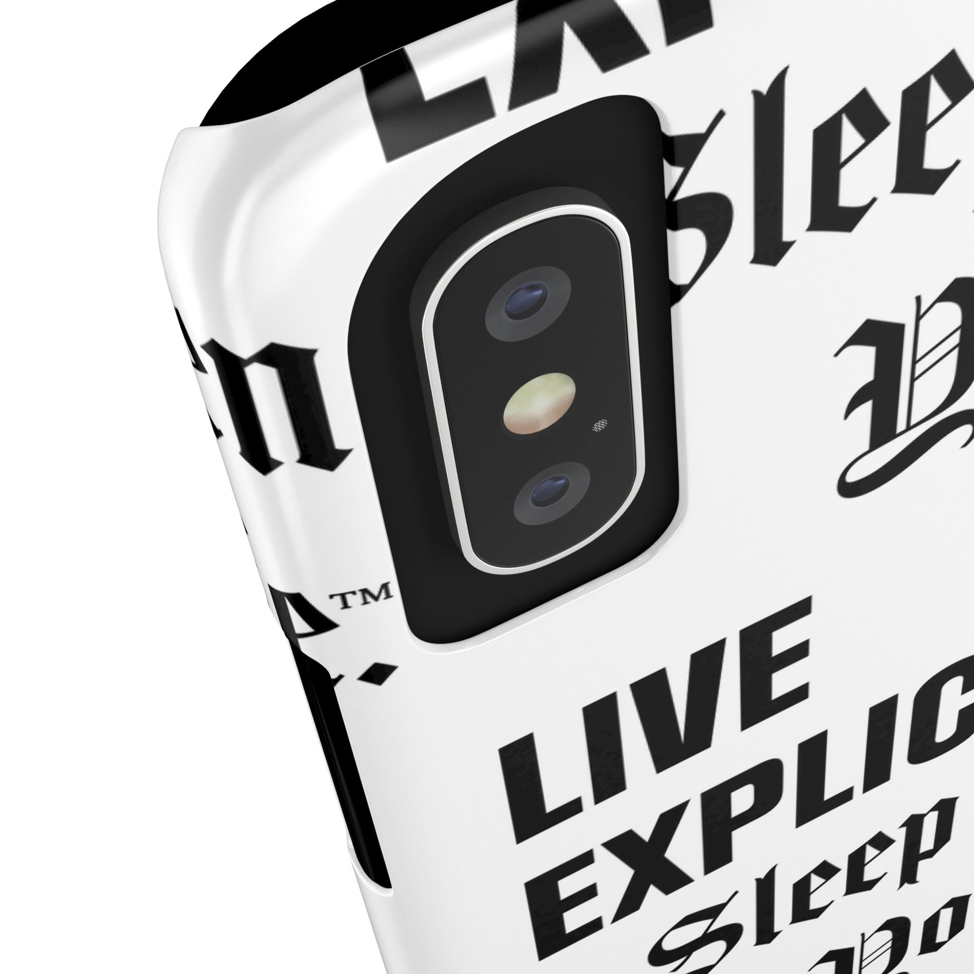 Sleep When You Die Explicit Phone Case: Slim iPhone Cover