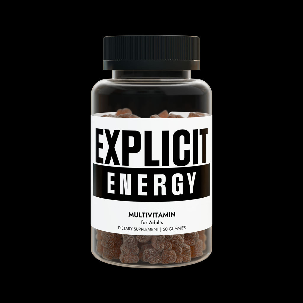 Explicit Energy Multivitamin Gummies for Adults: Daily Health & Immune Support (60 Count)