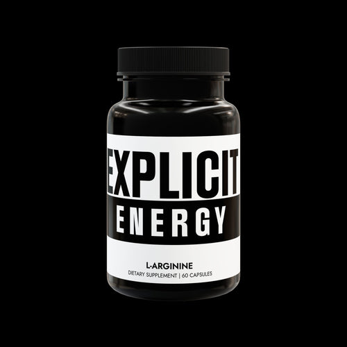 Explicit Energy L-Arginine Supplement: Blood Flow & Performance (60 Capsules)