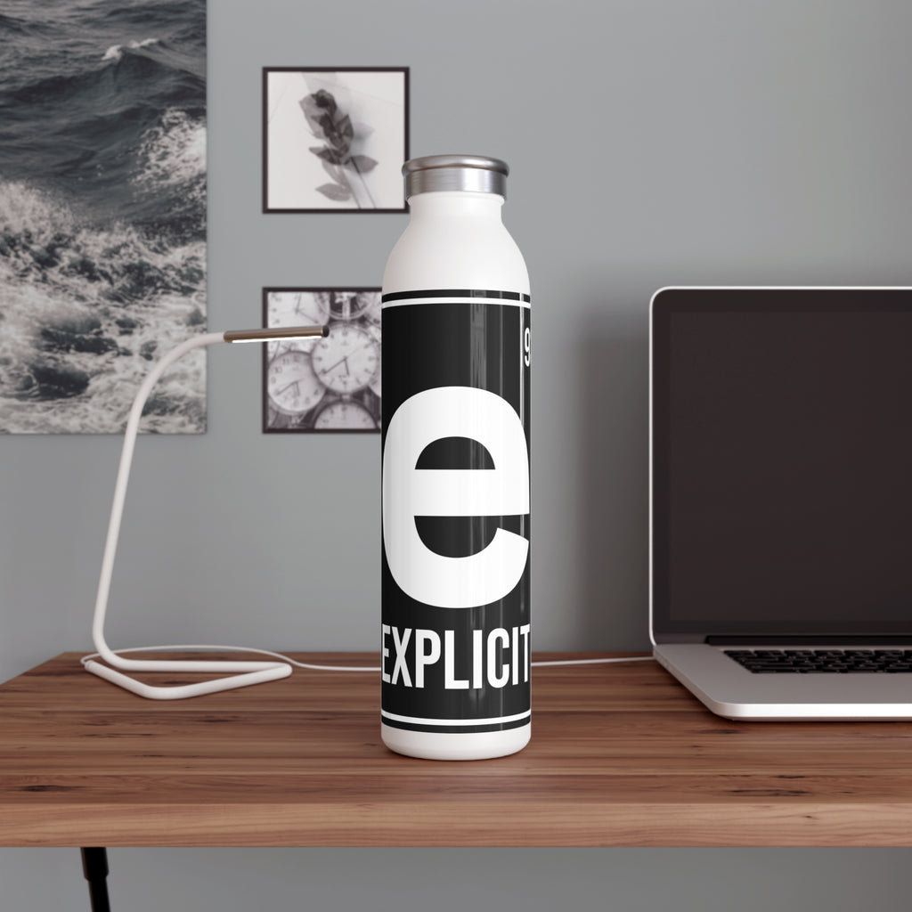 Explicit Energy Bottle: 20oz Stainless Steel Insulated Gym Bottle