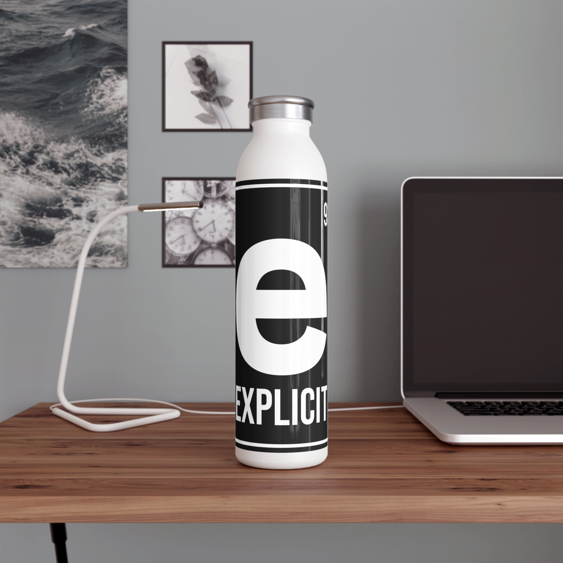 Explicit Energy Bottle: 20oz Stainless Steel Insulated Gym Bottle