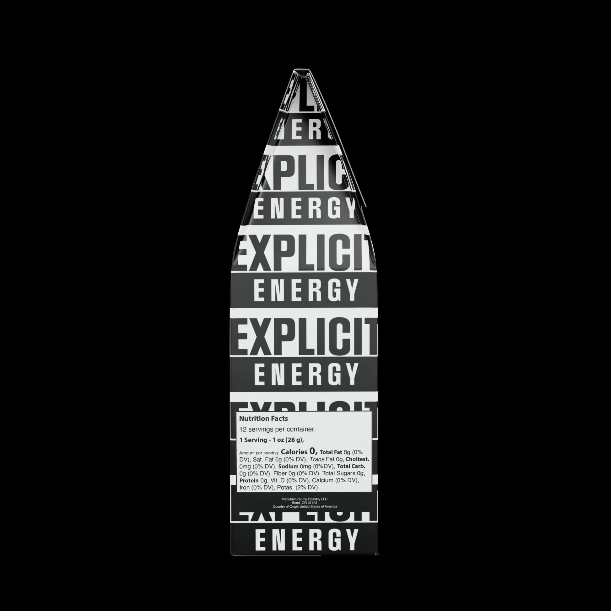 Explicit Energy Coffee Blend: Medium Roast, Rich & Smooth (12oz / 340g)