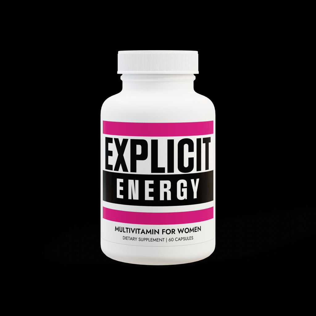 Explicit Energy Multivitamin for Women: Daily Health & Hormone Support (60 Capsules)