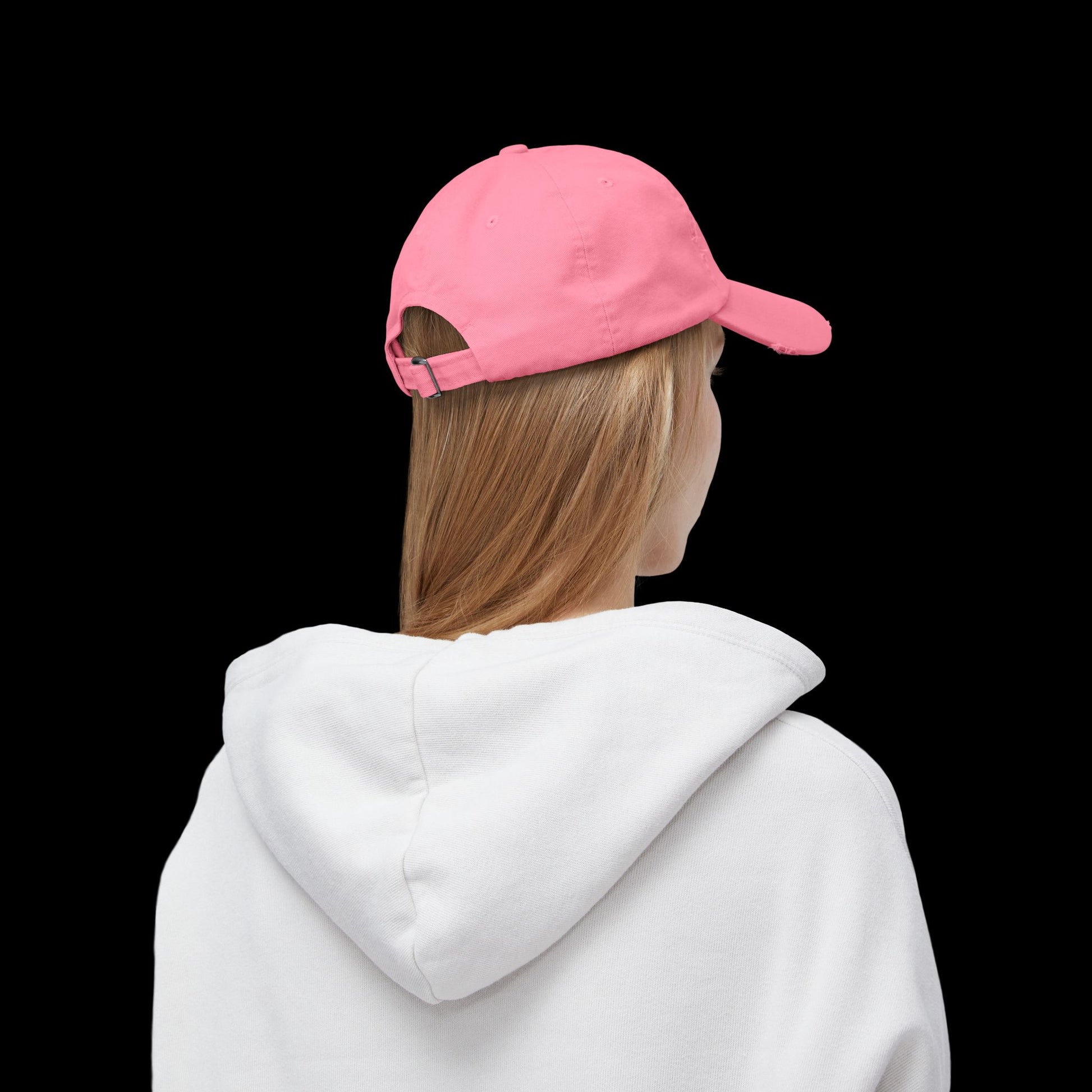 Explicit Distressed Cap: Unisex Casual Streetwear Hat