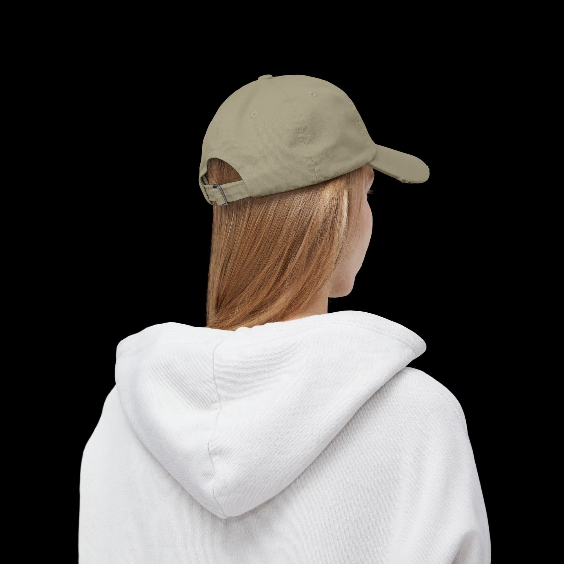 Explicit Distressed Cap: Unisex Casual Streetwear Hat