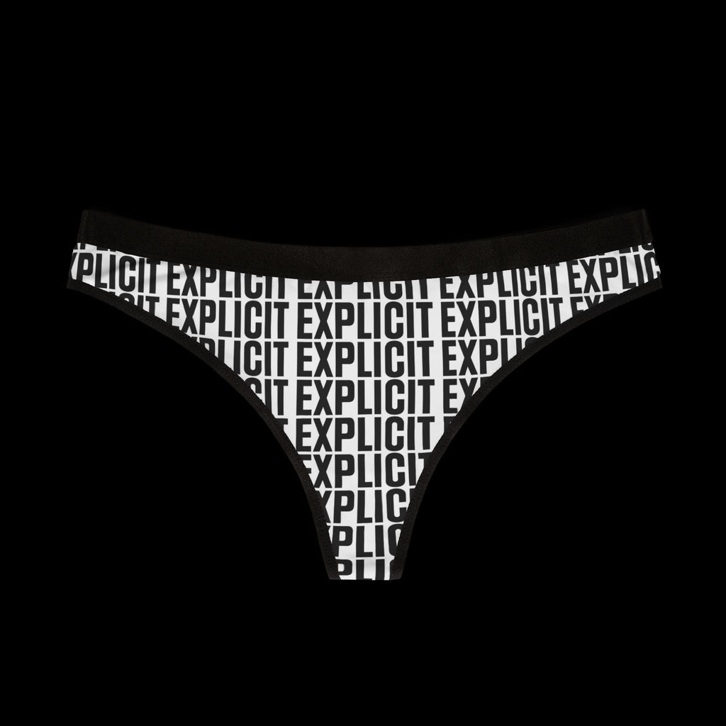 Explicit Thong: Women's Underwear for Smooth Fit & Comfort