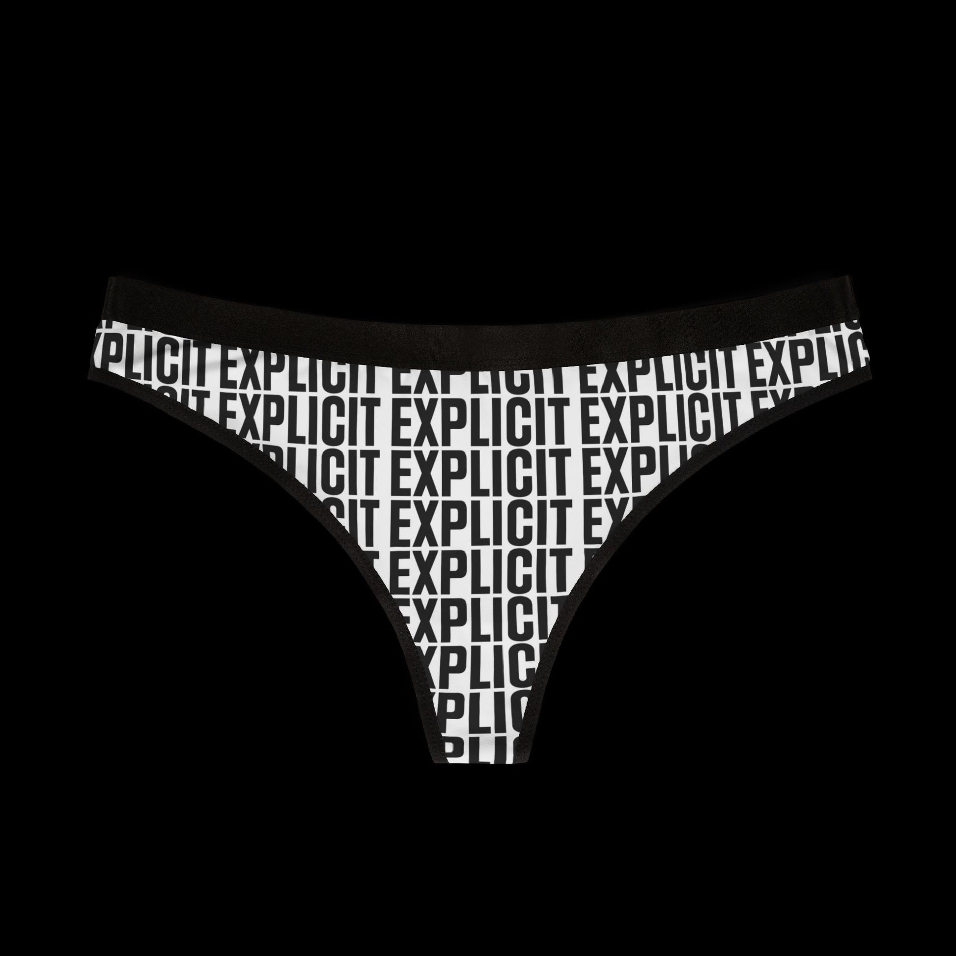 Explicit Thong: Women's Underwear for Smooth Fit & Comfort