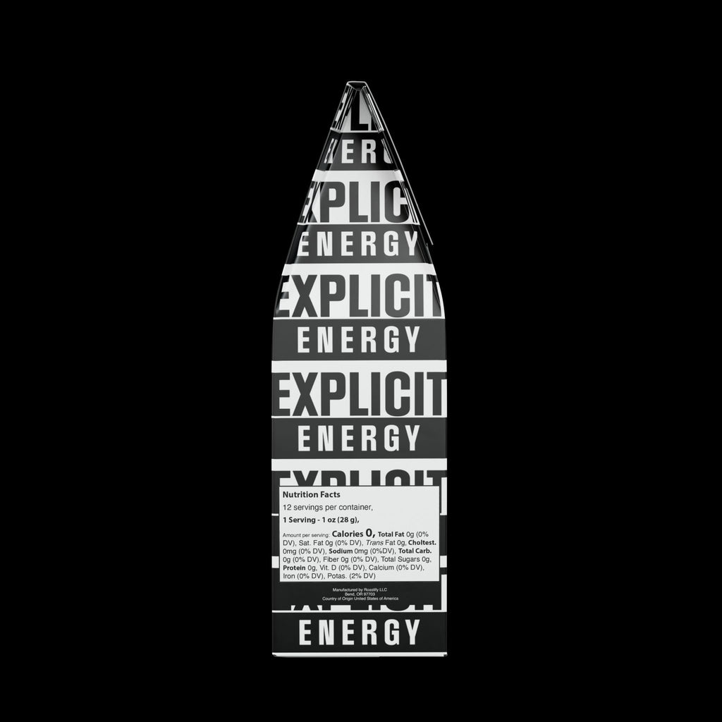 Explicit Energy Medium-Dark Roast Blend: Regular, Medium-Dark Roast, Rich & Robust (12oz / 340g)