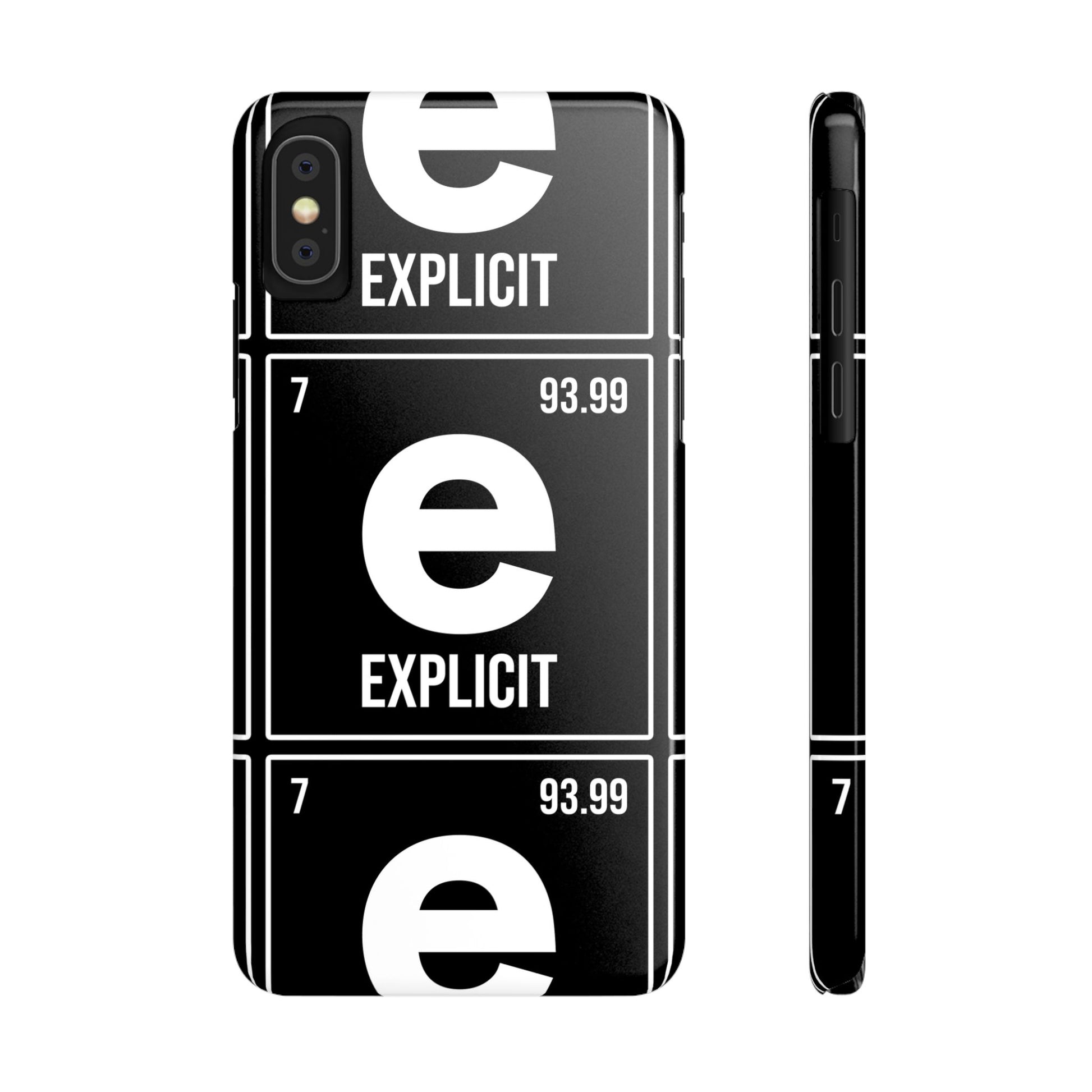 Explicit E Slim Phone Case: Urban Style & Protective Cover