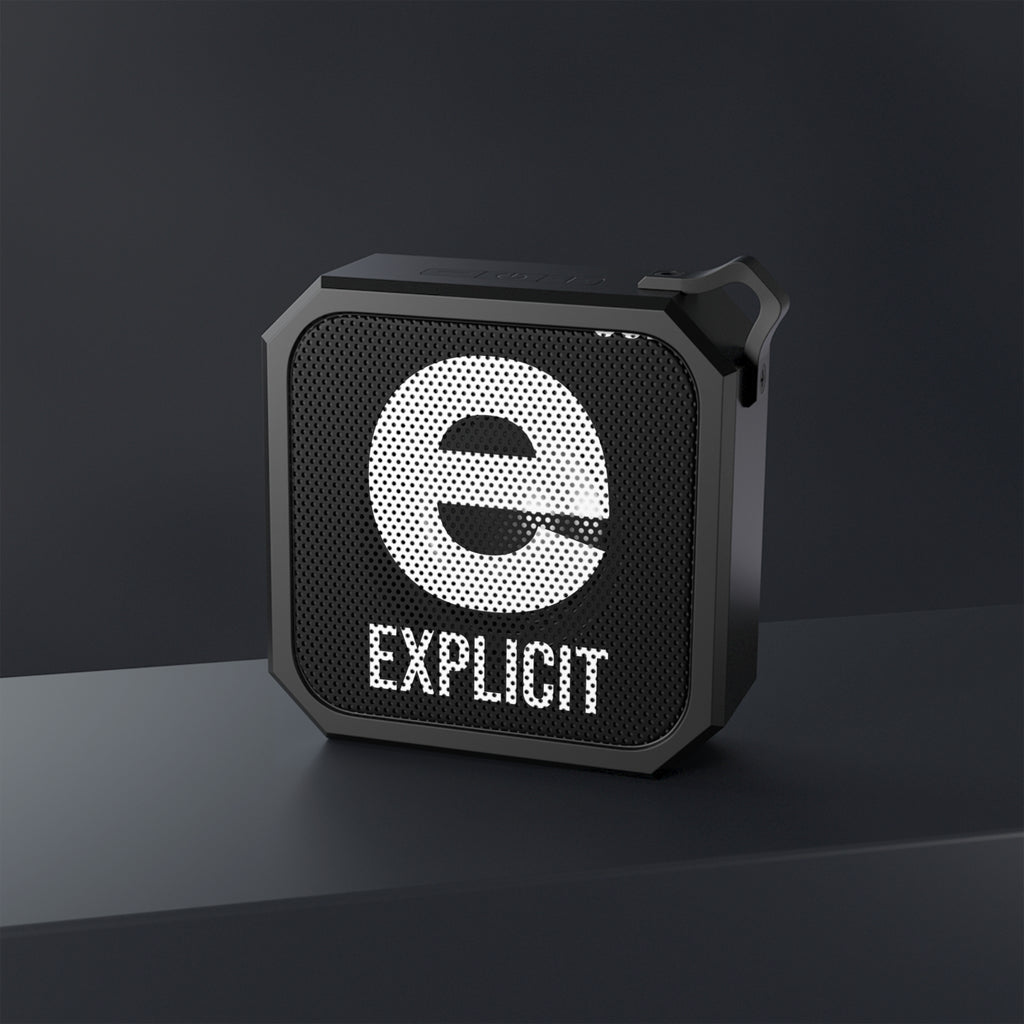 Explicit Outdoor Bluetooth Speaker: IPX6 Waterproof Portable