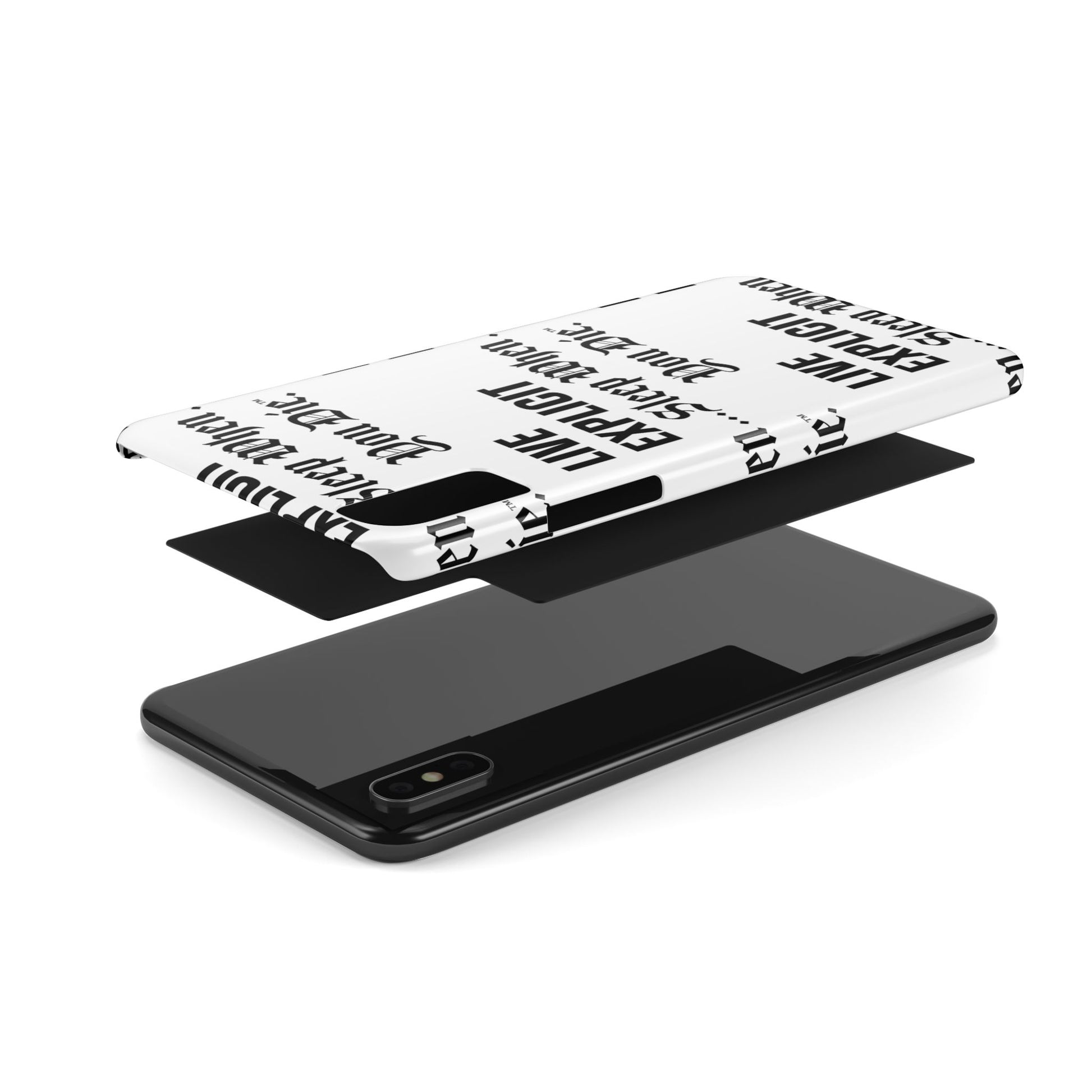 Sleep When You Die Explicit Phone Case: Slim iPhone Cover