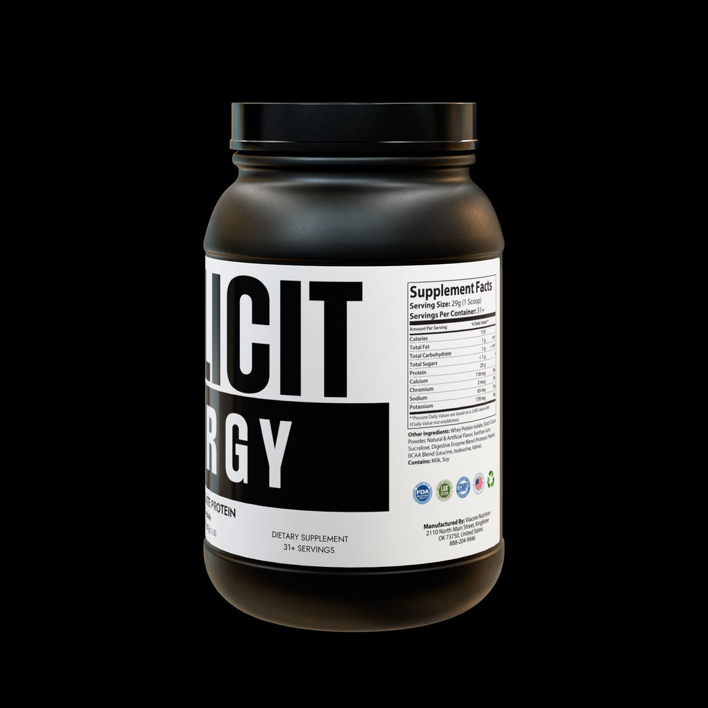 Explicit Energy Whey Isolate Protein: Lean Muscle & Recovery (907g, 2lb)