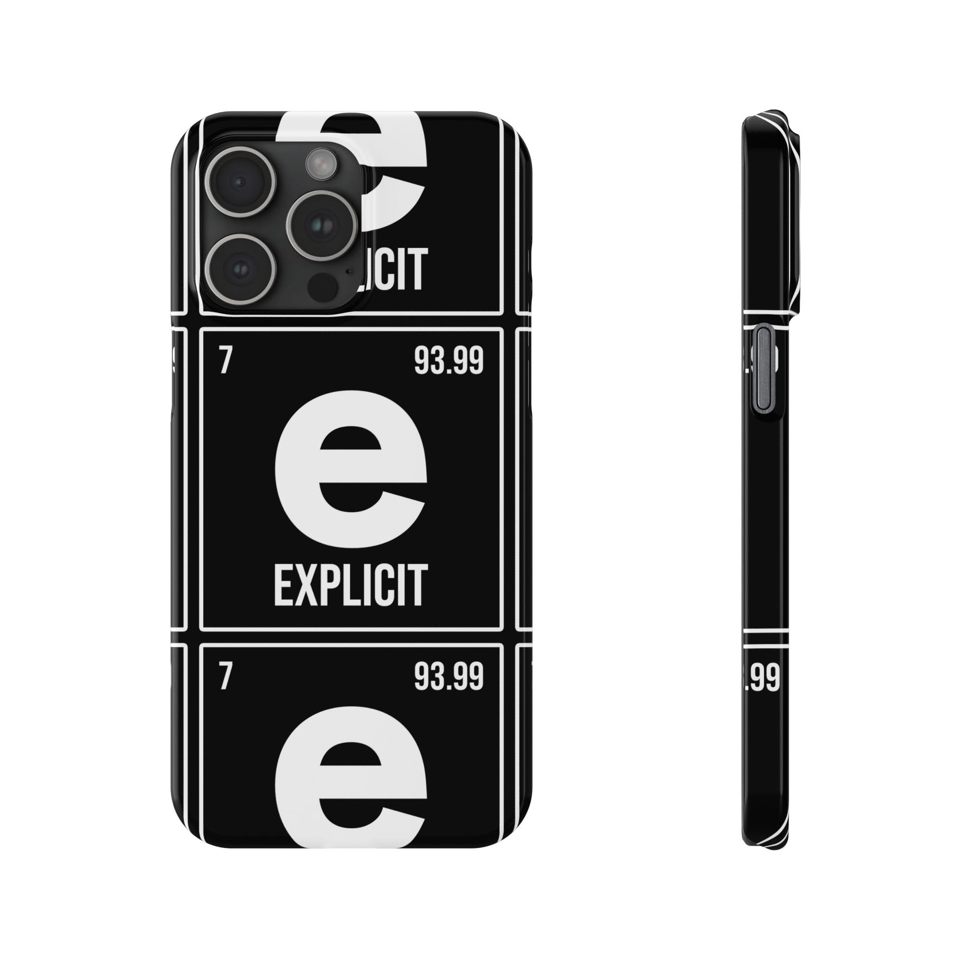 Explicit E Slim Phone Case: Urban Style & Protective Cover