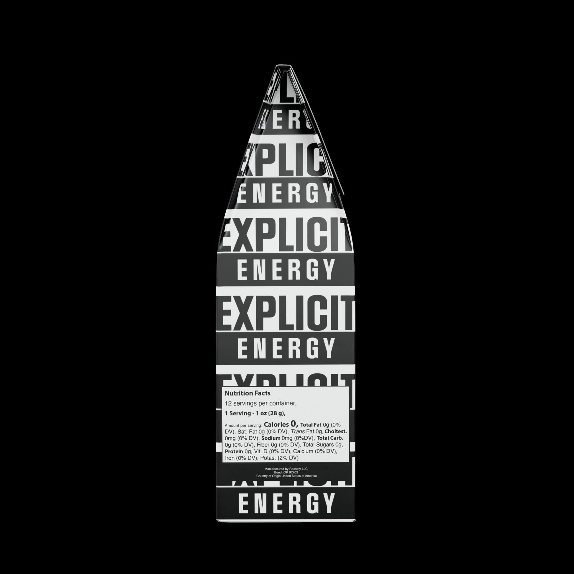 Explicit Energy Coffee Blend: Medium-Dark Roast, Bold & Balanced (12oz / 340g)