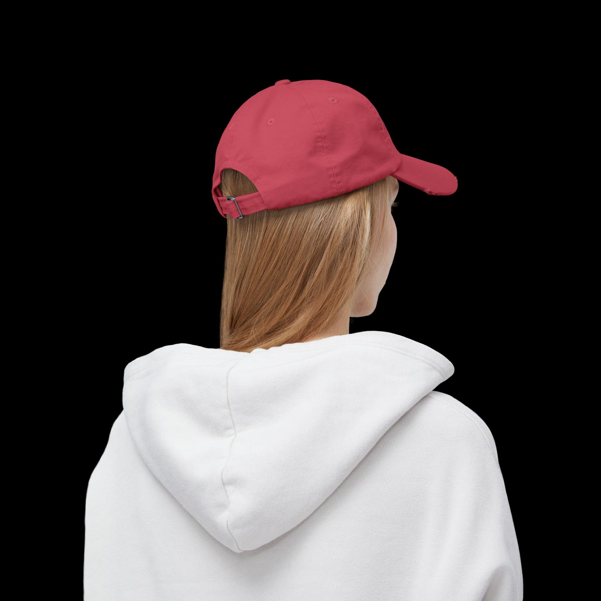 Explicit Distressed Cap: Unisex Casual Streetwear Hat