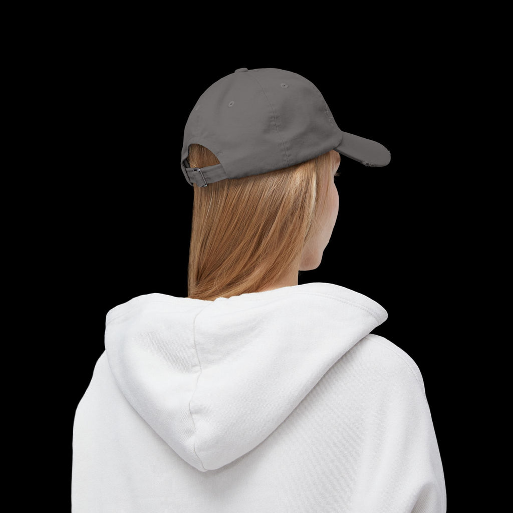 Explicit Distressed Cap: Unisex Casual Streetwear Hat