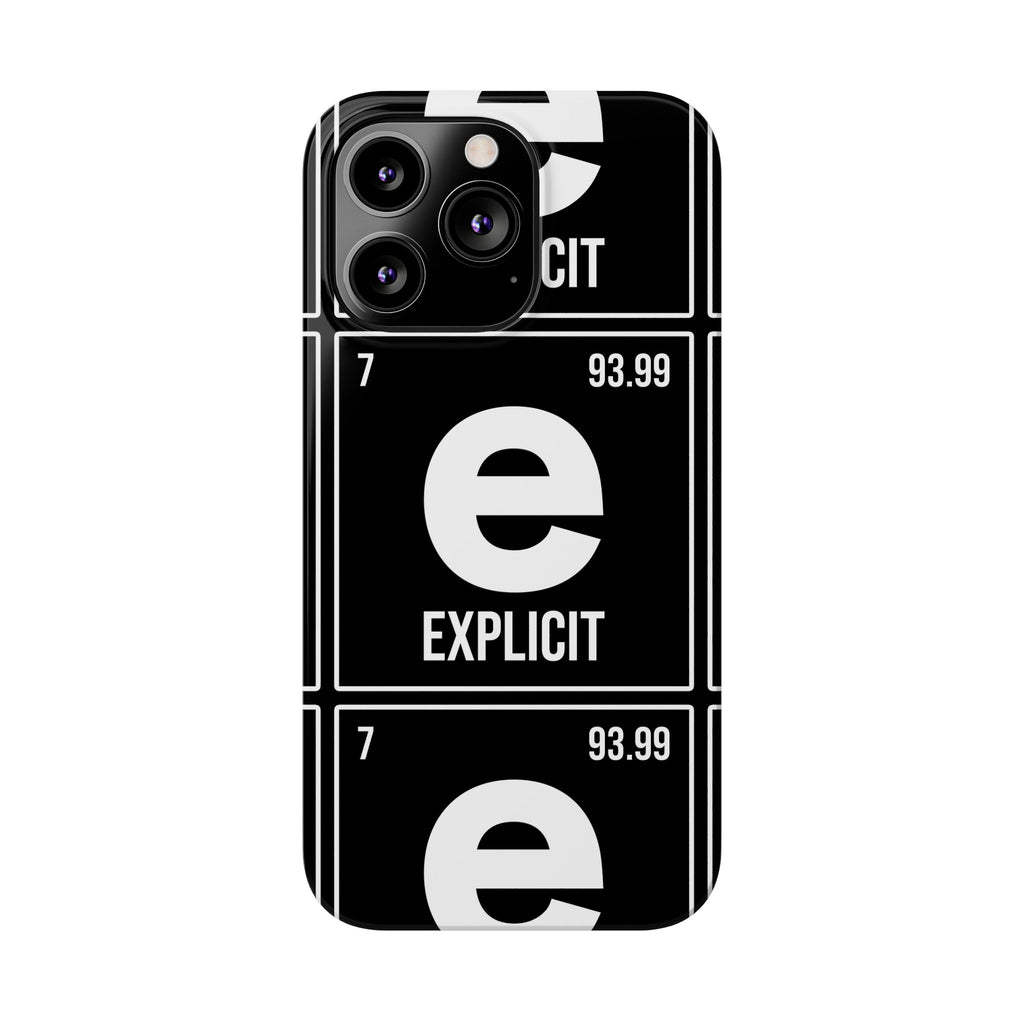 Explicit E Slim Phone Case: Urban Style & Protective Cover