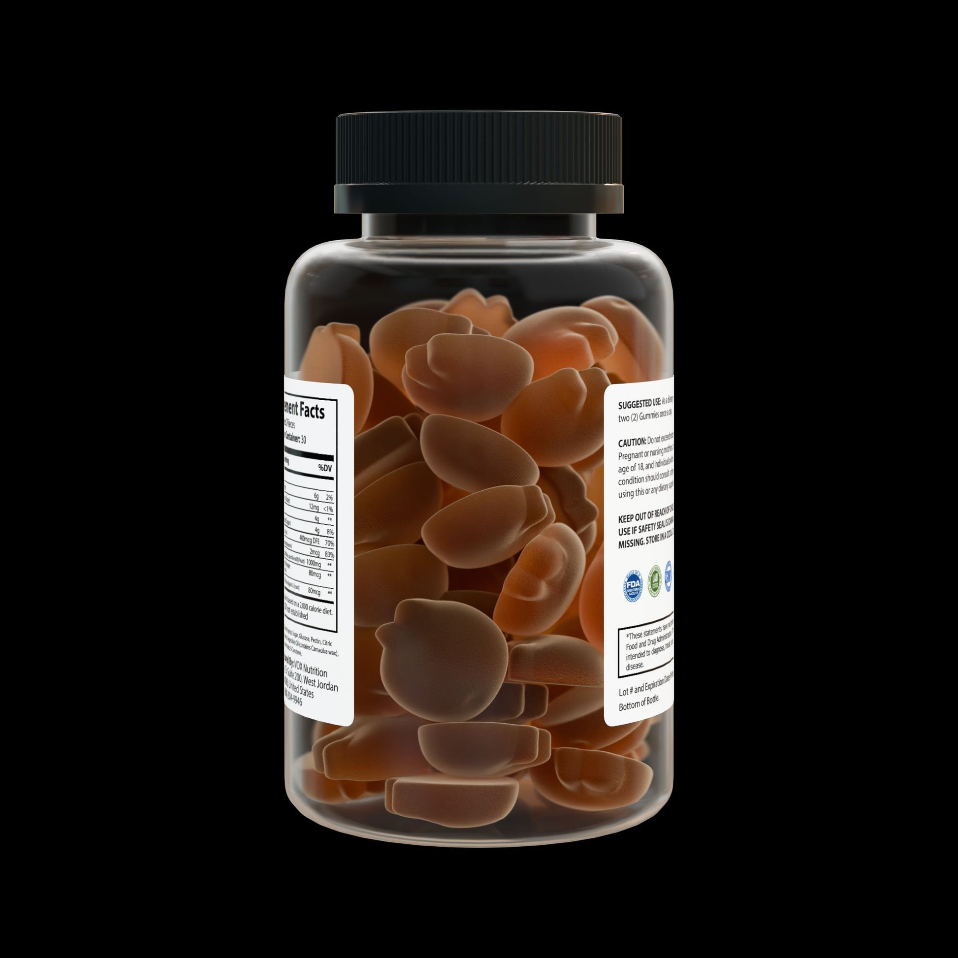Explicit Energy Apple Cider Vinegar Gummies: Detox & Digestion (60 Count)