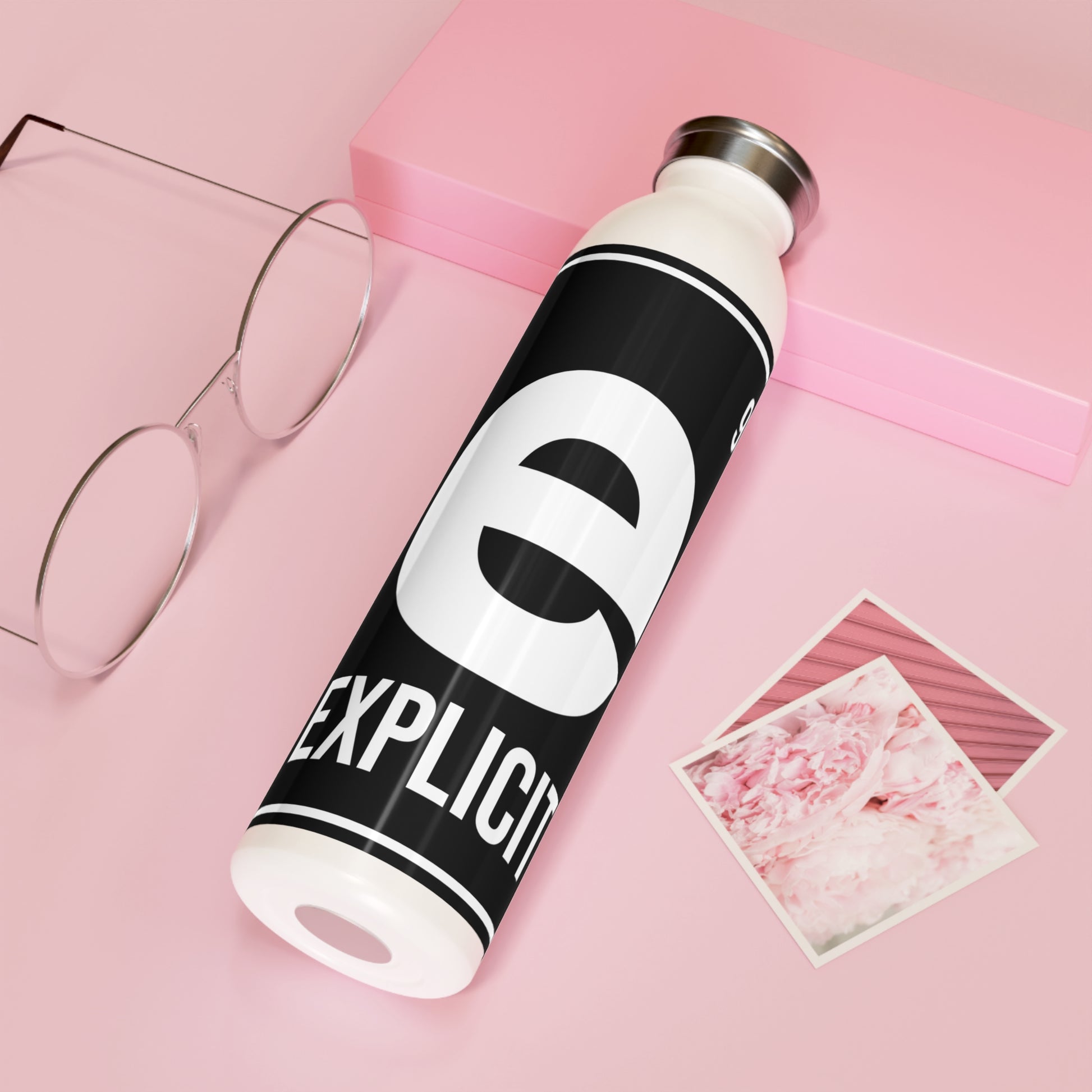 Explicit Energy Bottle: 20oz Stainless Steel Insulated Gym Bottle