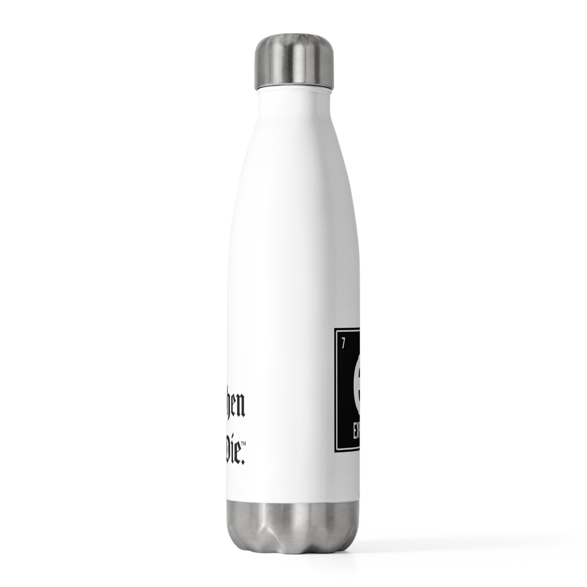 Explicit Energy Bottle: 20oz Stainless Steel Insulated for Gym & Outdoors