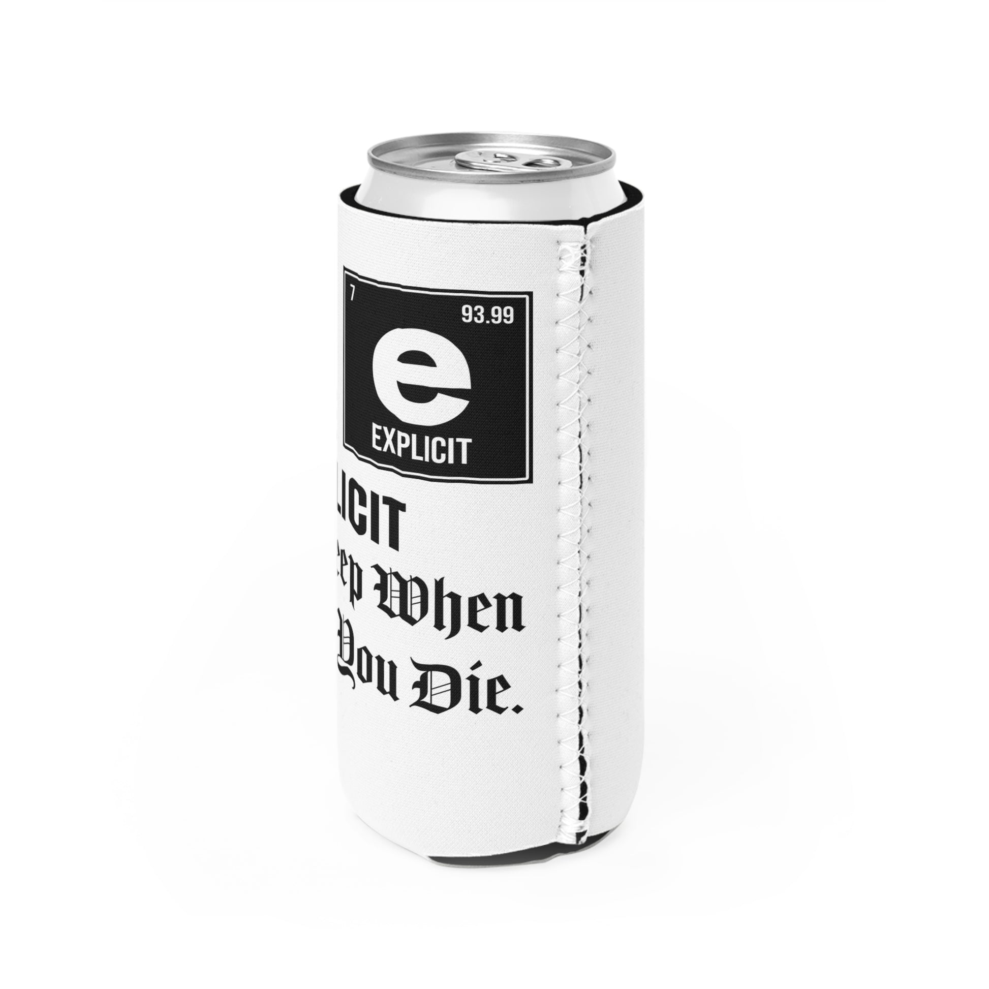 Explicit Energy Can Cooler: Slim Insulated for Drinks & Parties