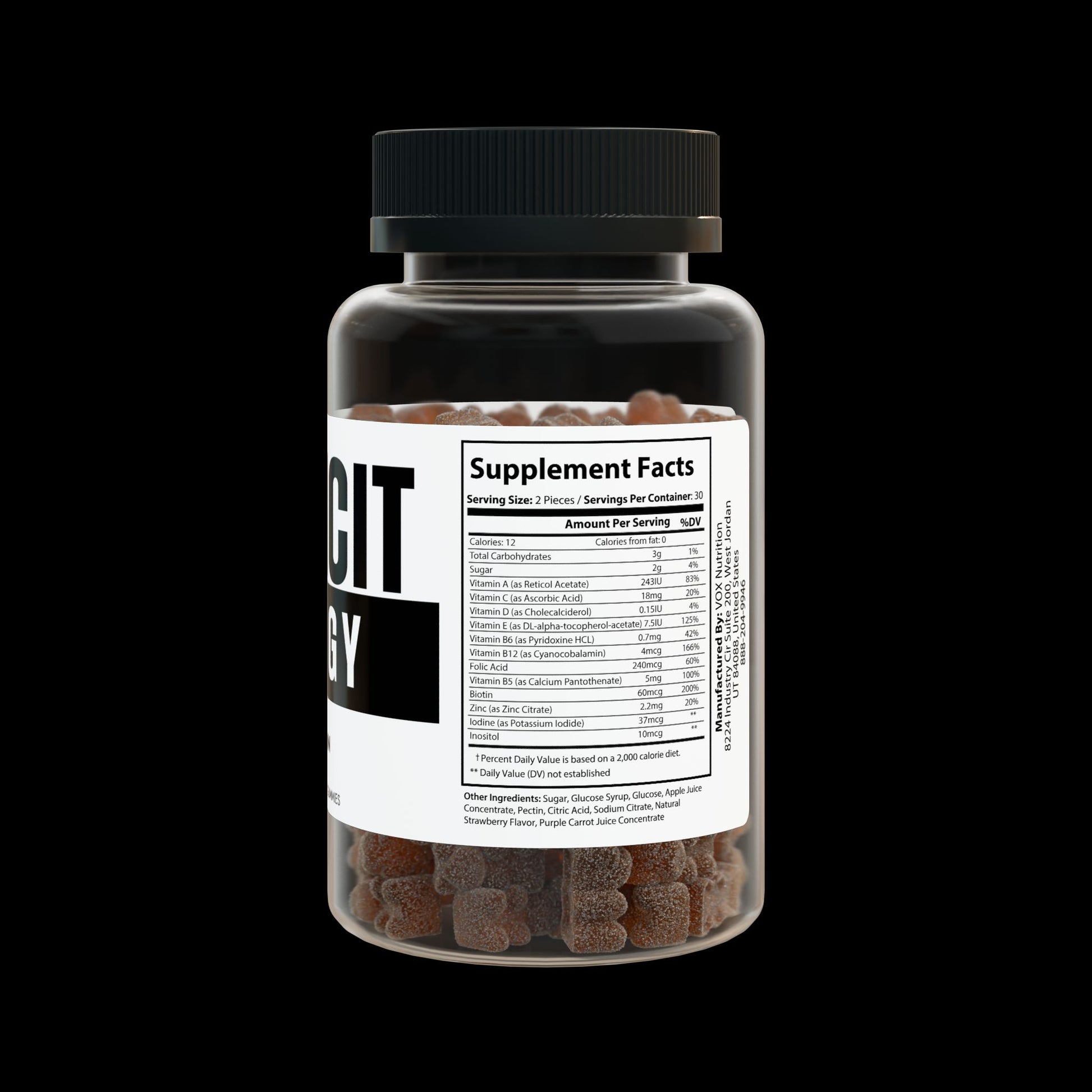 Explicit Energy Multivitamin Gummies for Adults: Daily Health & Immune Support (60 Count)