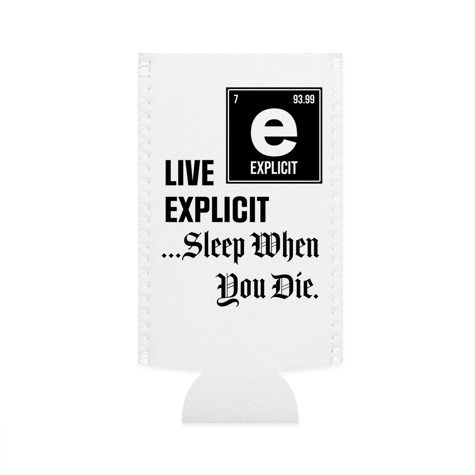 Explicit Energy Can Cooler: Slim Insulated for Drinks & Parties