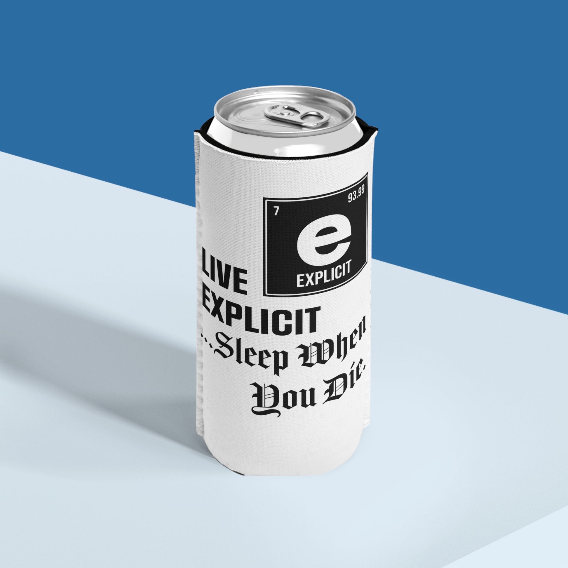 Explicit Energy Can Cooler: Slim Insulated for Drinks & Parties