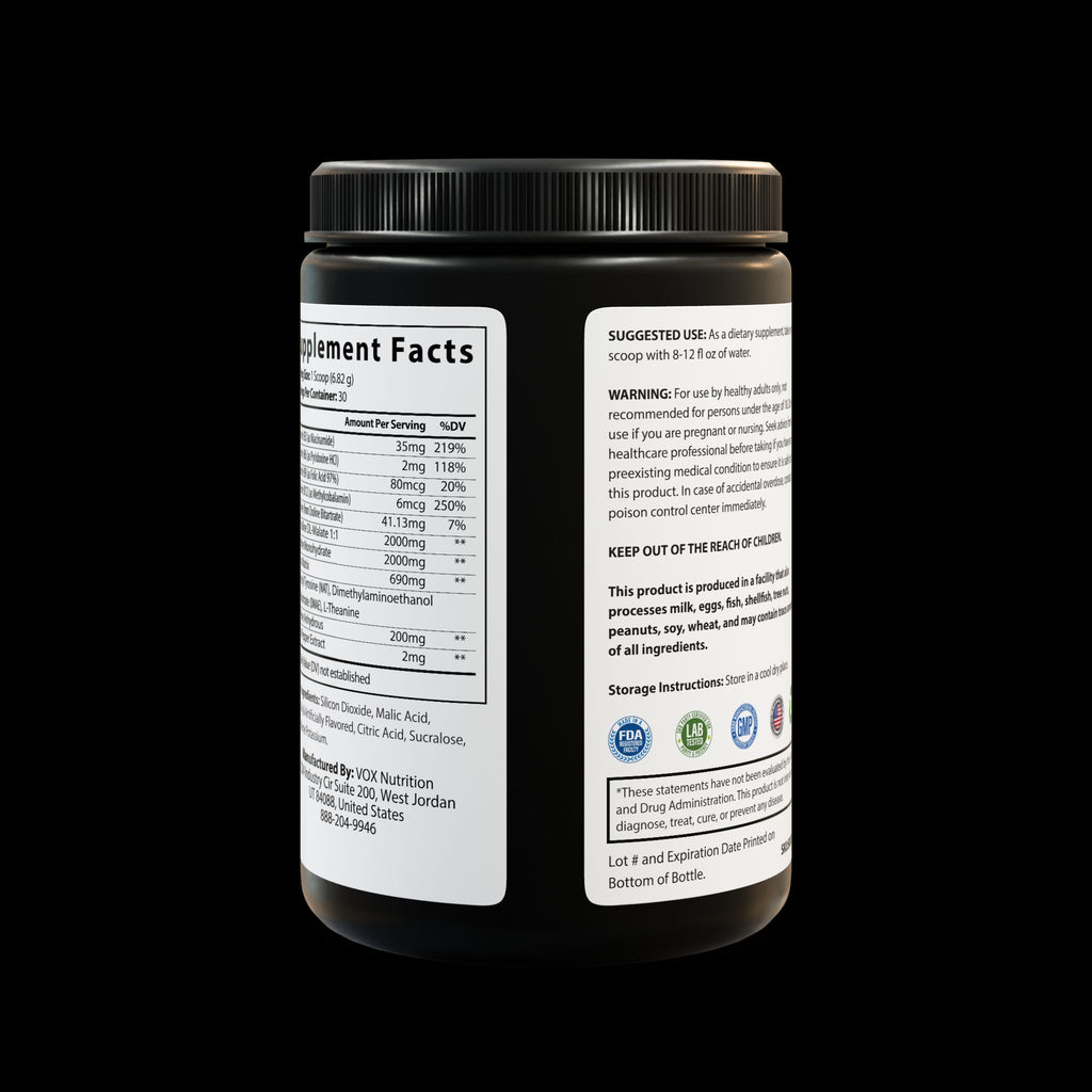 Explicit Energy Pre-Workout Supplement Fruit Punch: Performance, Pump & Energy (204g, 7.1oz)